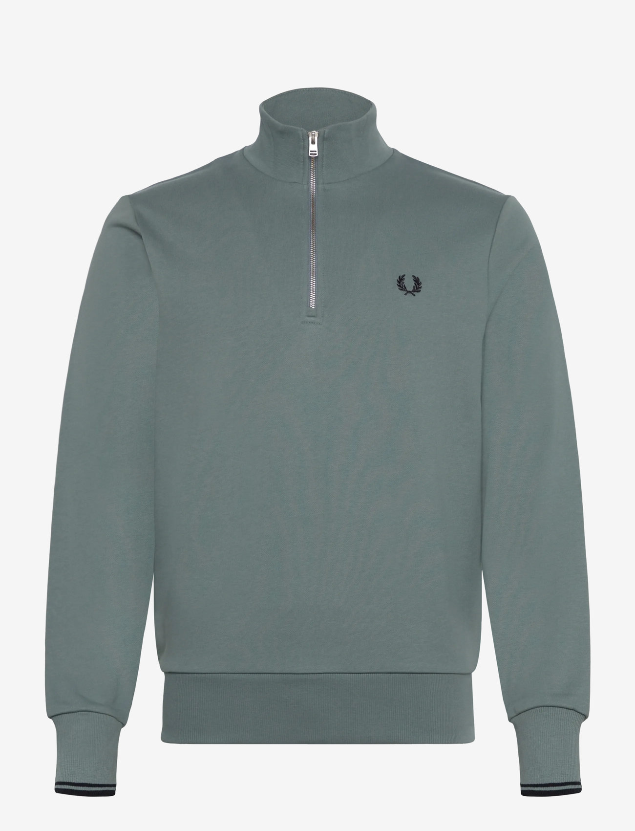 Fred Perry - HALF ZIP SWEATSHIRT - sweatshirts - stockportblu/nvy - 0