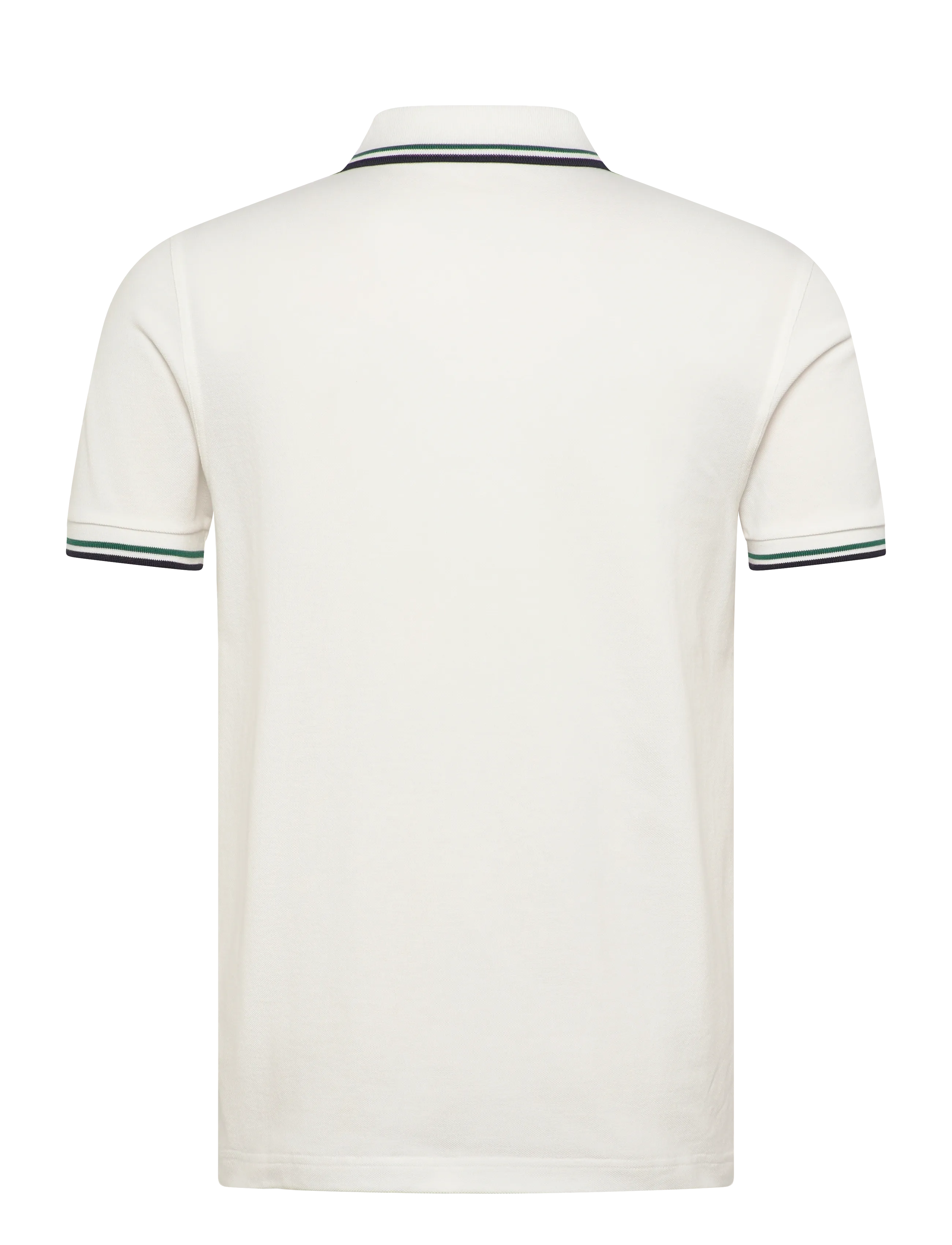 Fred Perry - TWIN TIPPED FP SHIRT - short-sleeved polos - snow white / sports green / na - 2
