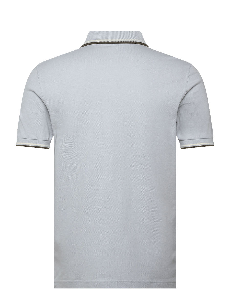 Fred Perry - TWIN TIPPED FP SHIRT - polo krekli ar īsām piedurknēm - dusky blue / ecru / laurel wre - 2