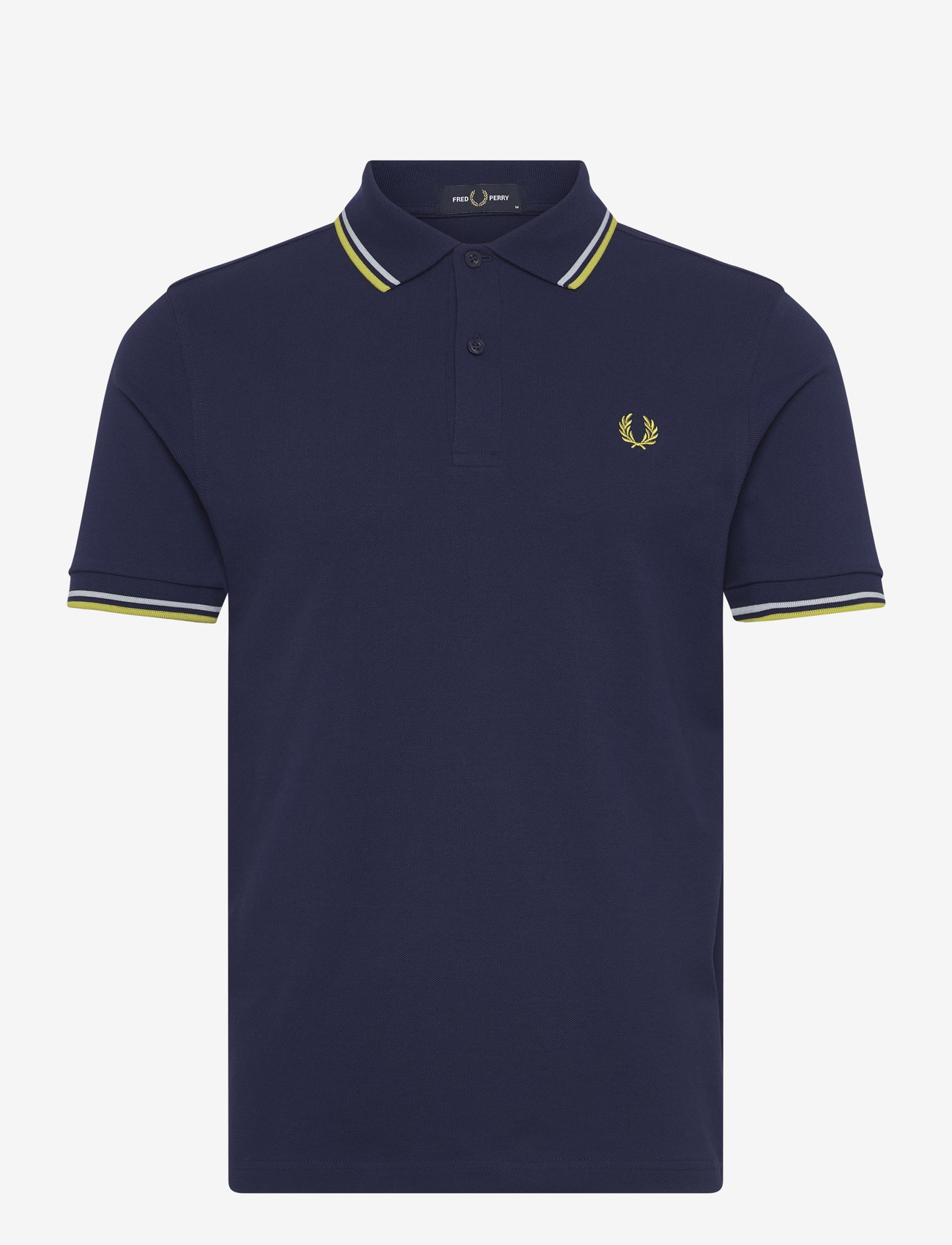 Fred Perry - TWIN TIPPED FP SHIRT - kortärmade pikéer - french navy / dusky blue / cit - 1
