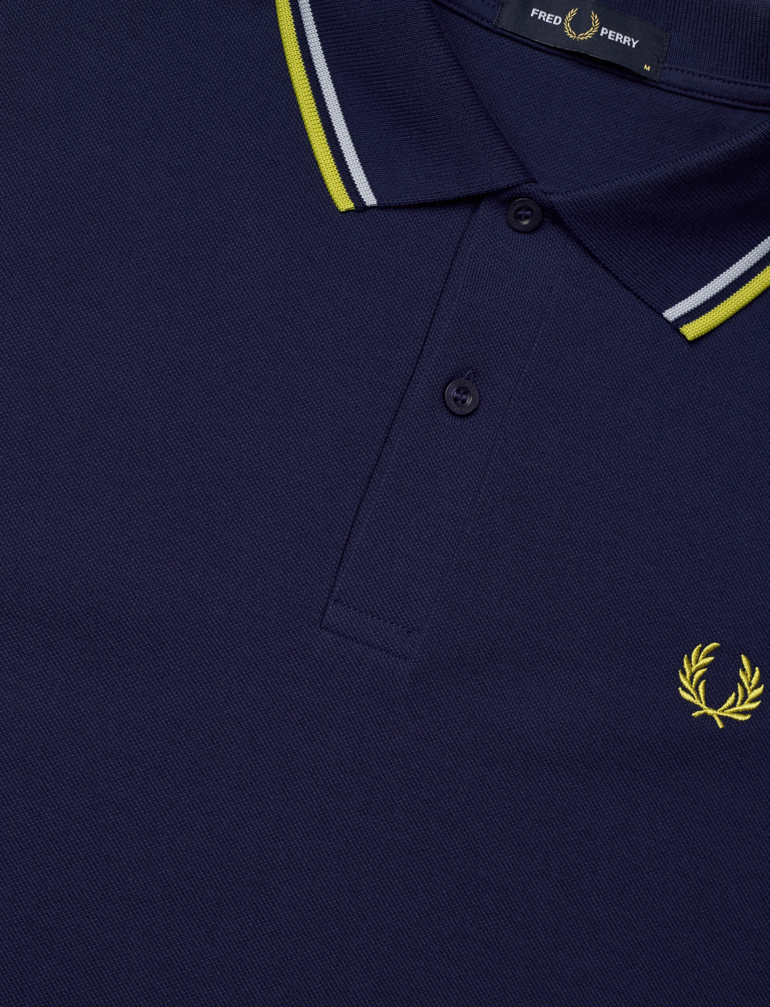 Fred Perry - TWIN TIPPED FP SHIRT - short-sleeved polos - french navy / dusky blue / cit - 4