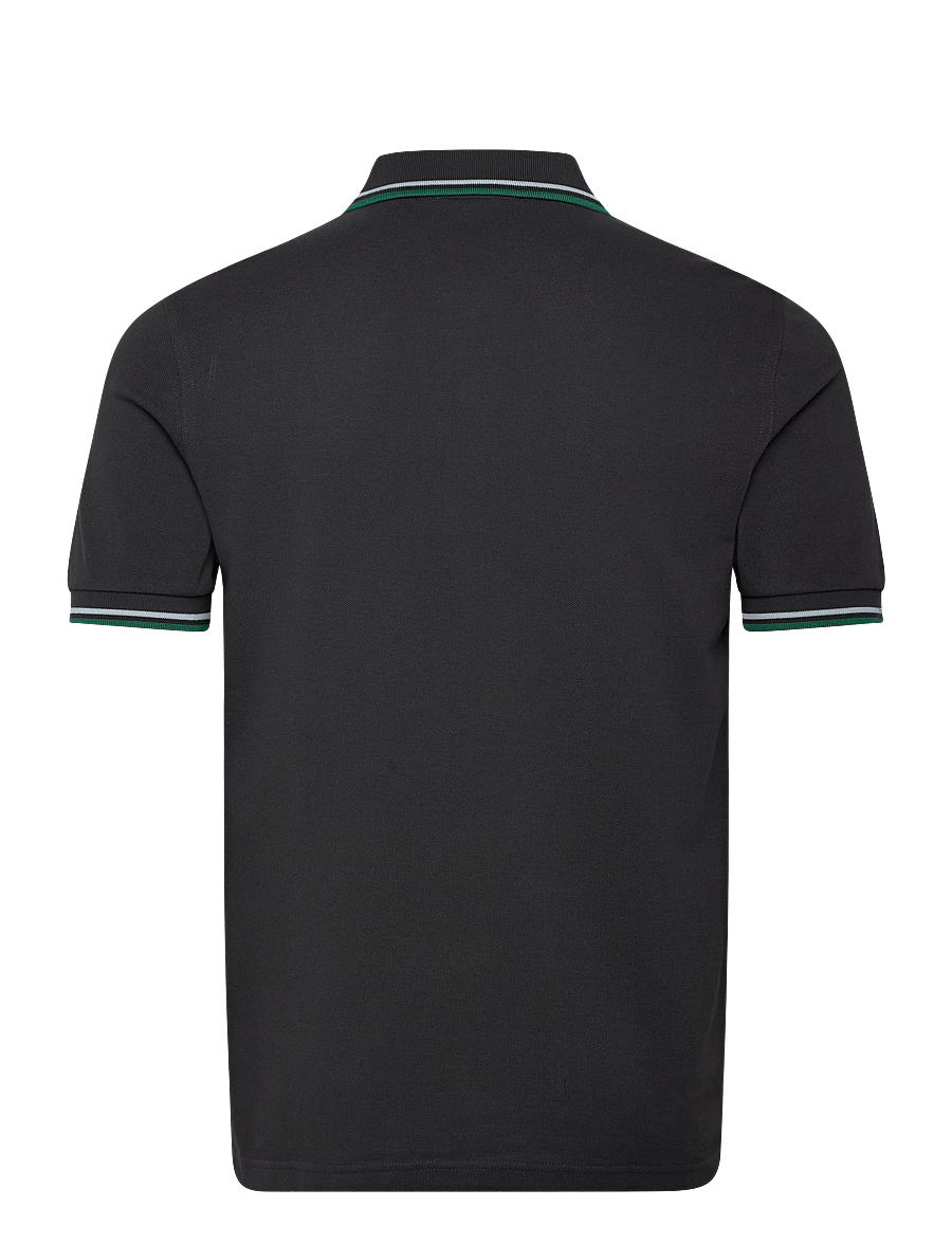 Fred Perry - TWIN TIPPED FP SHIRT - korte mouwen - anchor grey / light ice / spor - 2