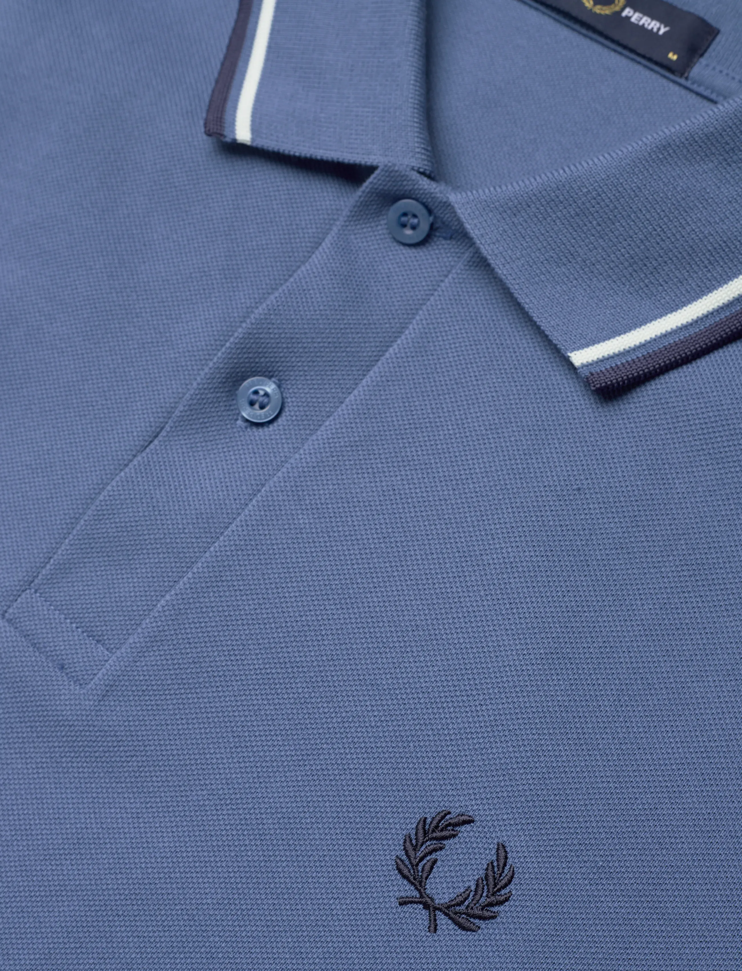 Fred Perry - TWIN TIPPED FP SHIRT - short-sleeved polos - abl/snwt/tnsbl - 5