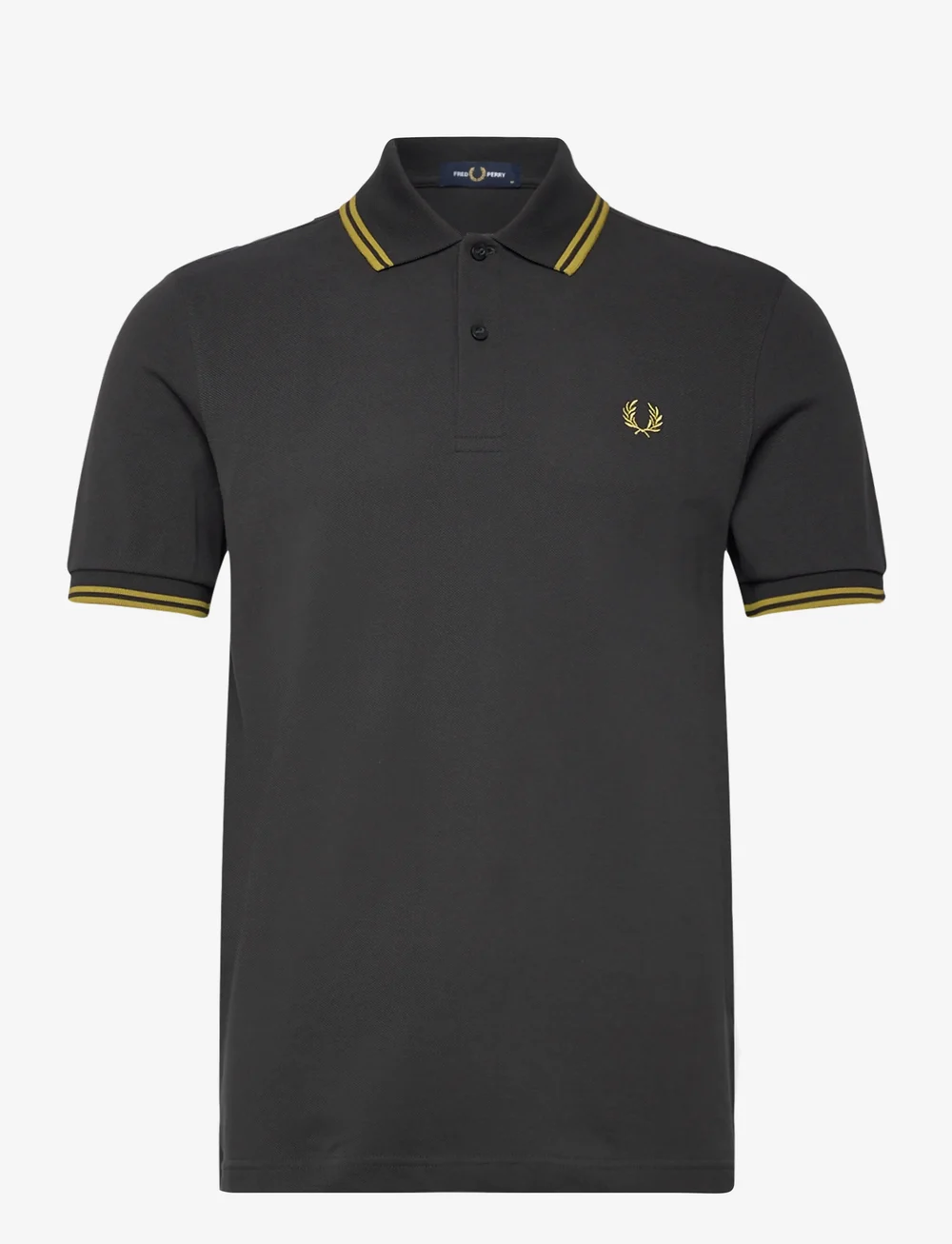Fred Perry - TWIN TIPPED FP SHIRT - kurzärmelig - ancgr/tnnsblyell - 0