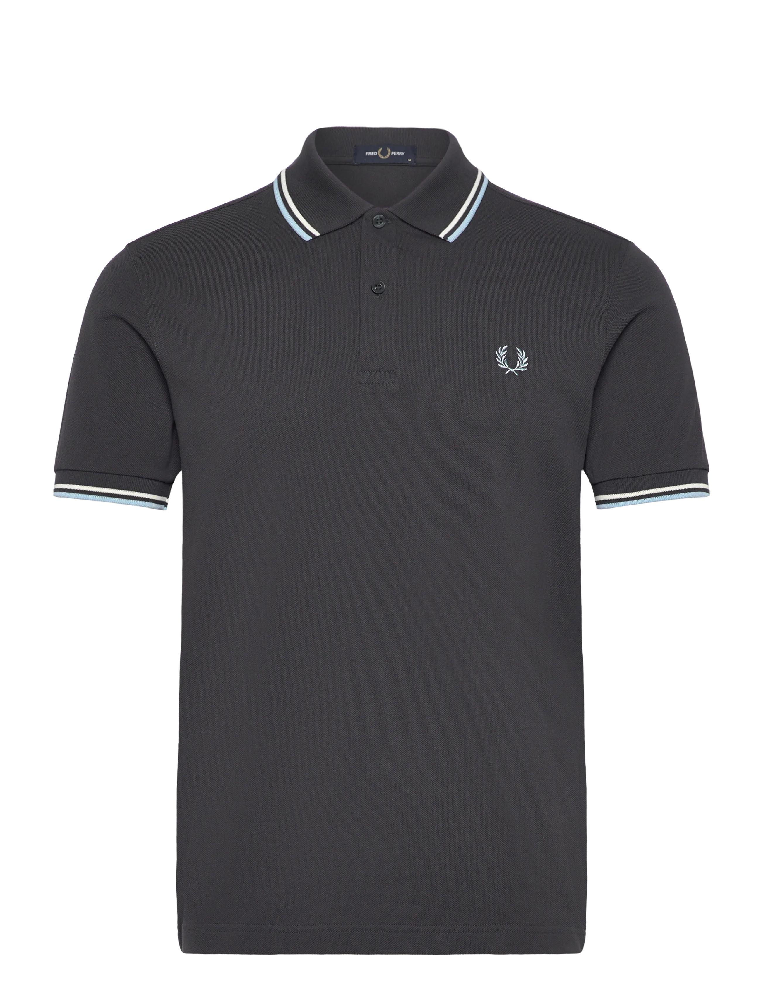Fred Perry TWIN TIPPED FP SHIRT - Fred Perry - ANCHGR/EC/BLLBYB / grey