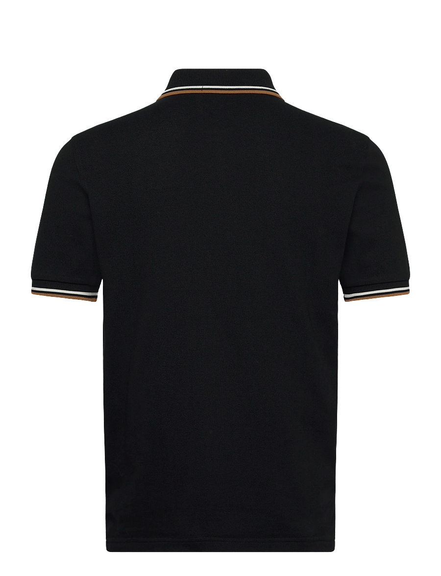 Fred Perry - TWIN TIPPED FP SHIRT - kurzärmelig - black - 2