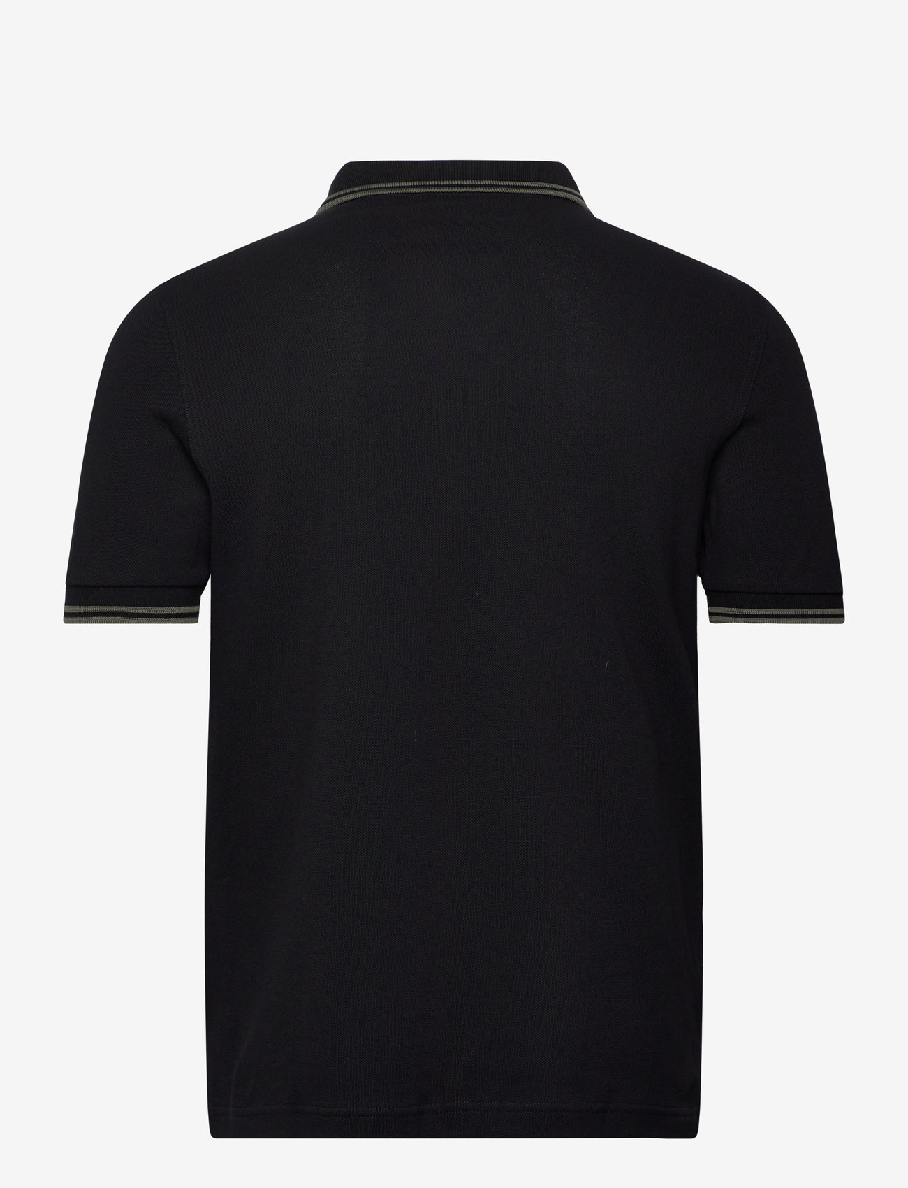 Fred Perry - TWIN TIPPED FP SHIRT - kortärmade pikéer - black/fieldgreen - 1