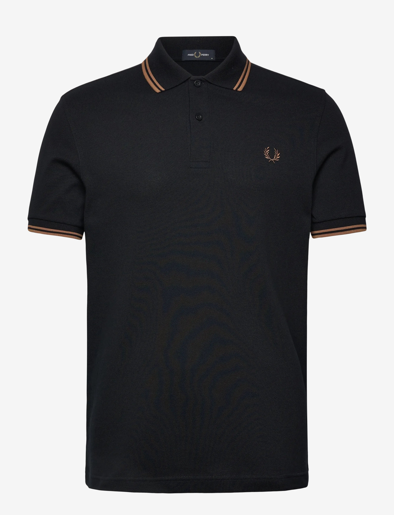 Fred Perry - THE TWIN TIPPED FP SHIRT - short-sleeved polos - black/shadedston - 0