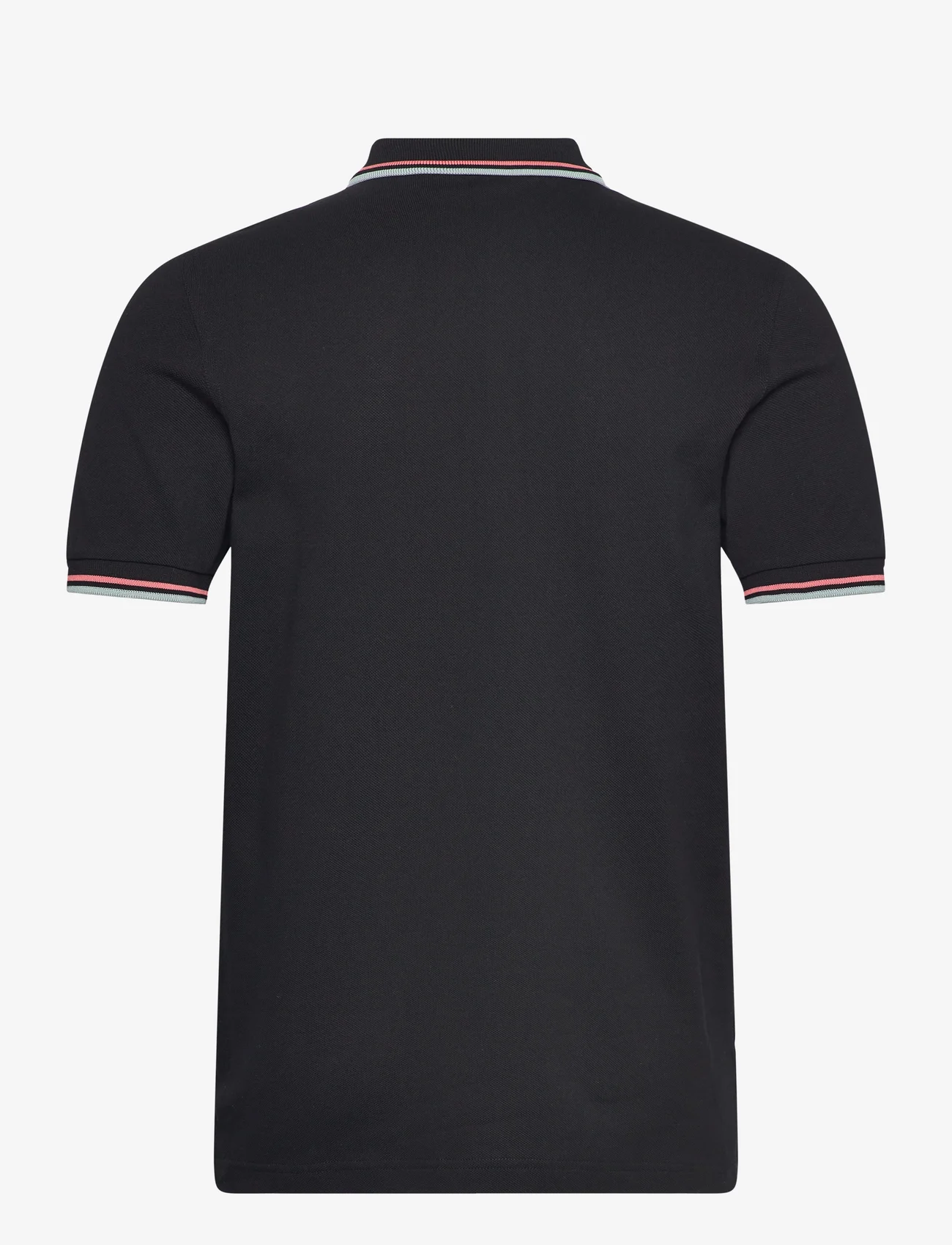 Fred Perry - TWIN TIPPED FP SHIRT - lyhythihaiset - blk/crlhet/slvbl - 1