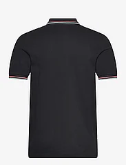 Fred Perry - TWIN TIPPED FP SHIRT - lyhythihaiset - blk/crlhet/slvbl - 1