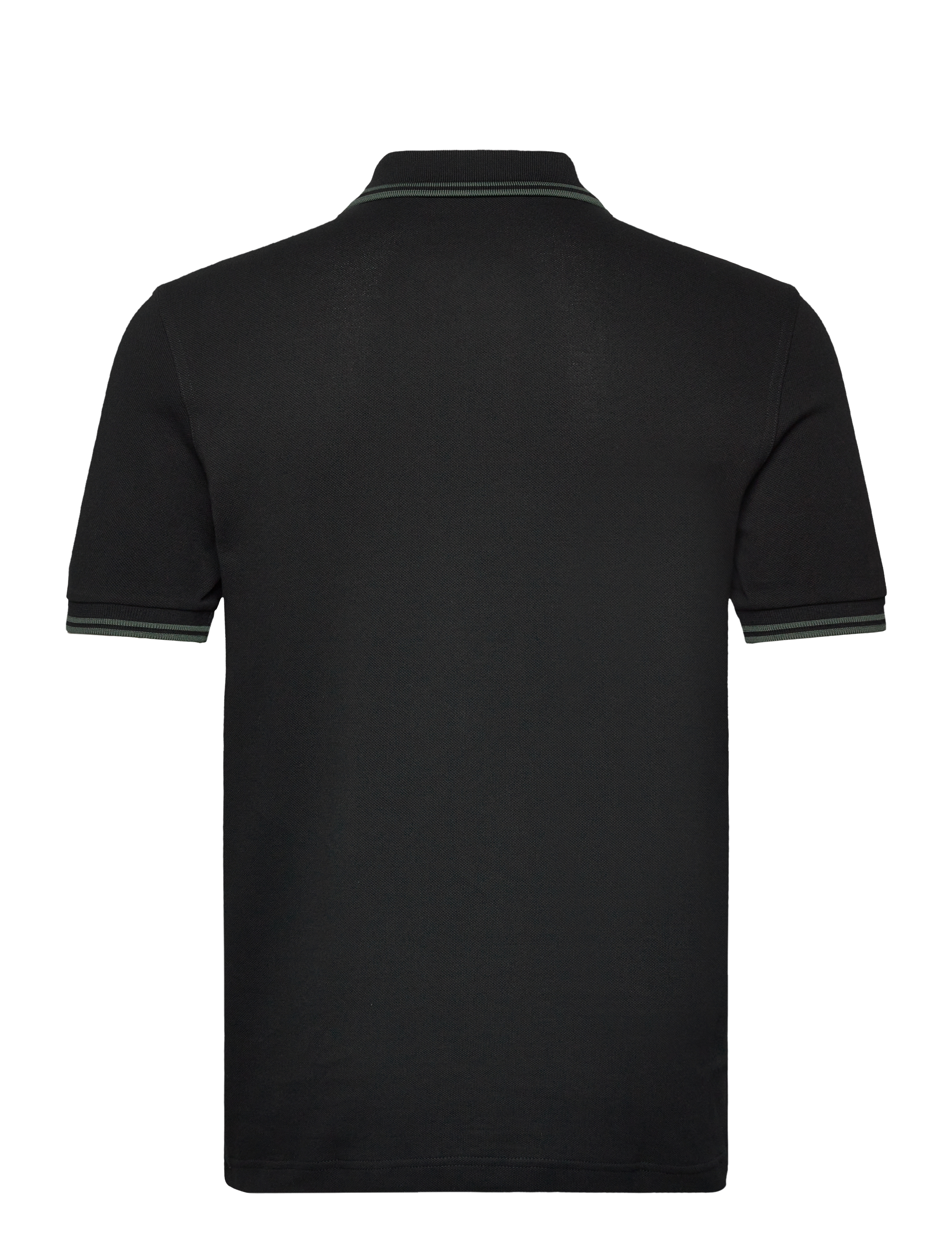 Fred Perry - TWIN TIPPED FP SHIRT - kortärmade pikéer - blk/crt grn - 1