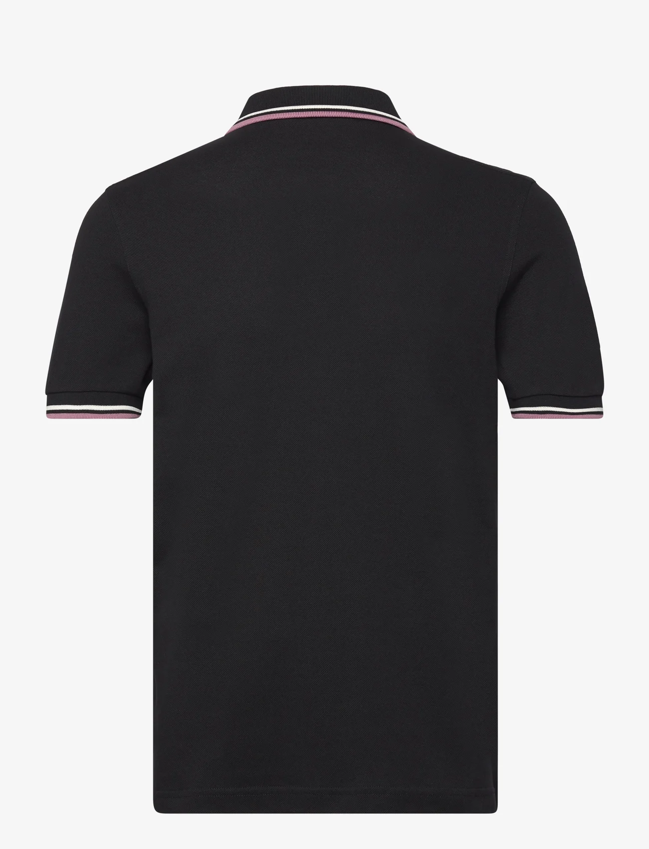 Fred Perry - TWIN TIPPED FP SHIRT - lyhythihaiset - blk/ecru/dustros - 1