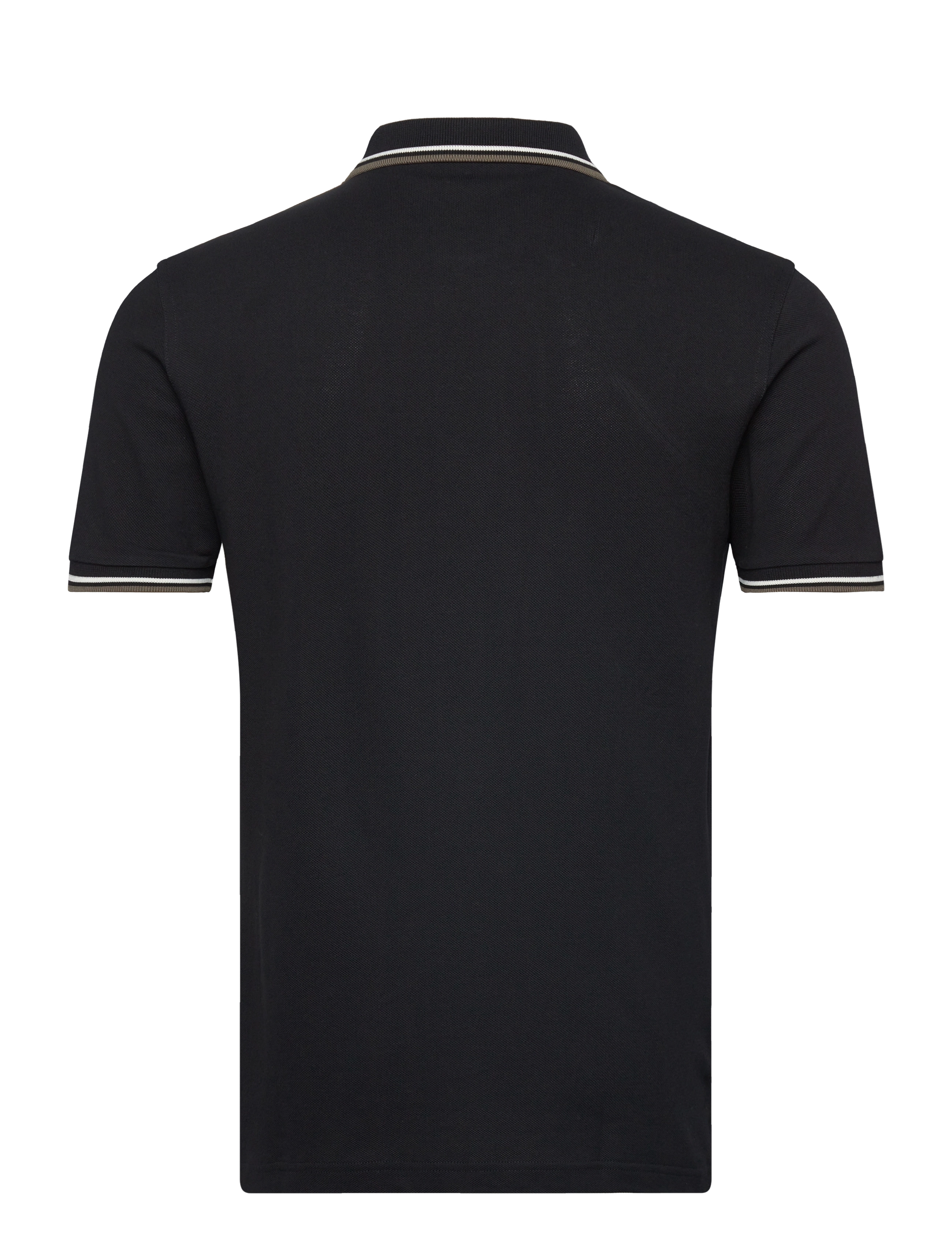 Fred Perry - TWIN TIPPED FP SHIRT - kurzärmelig - blk/ecru/laurel w green - 2