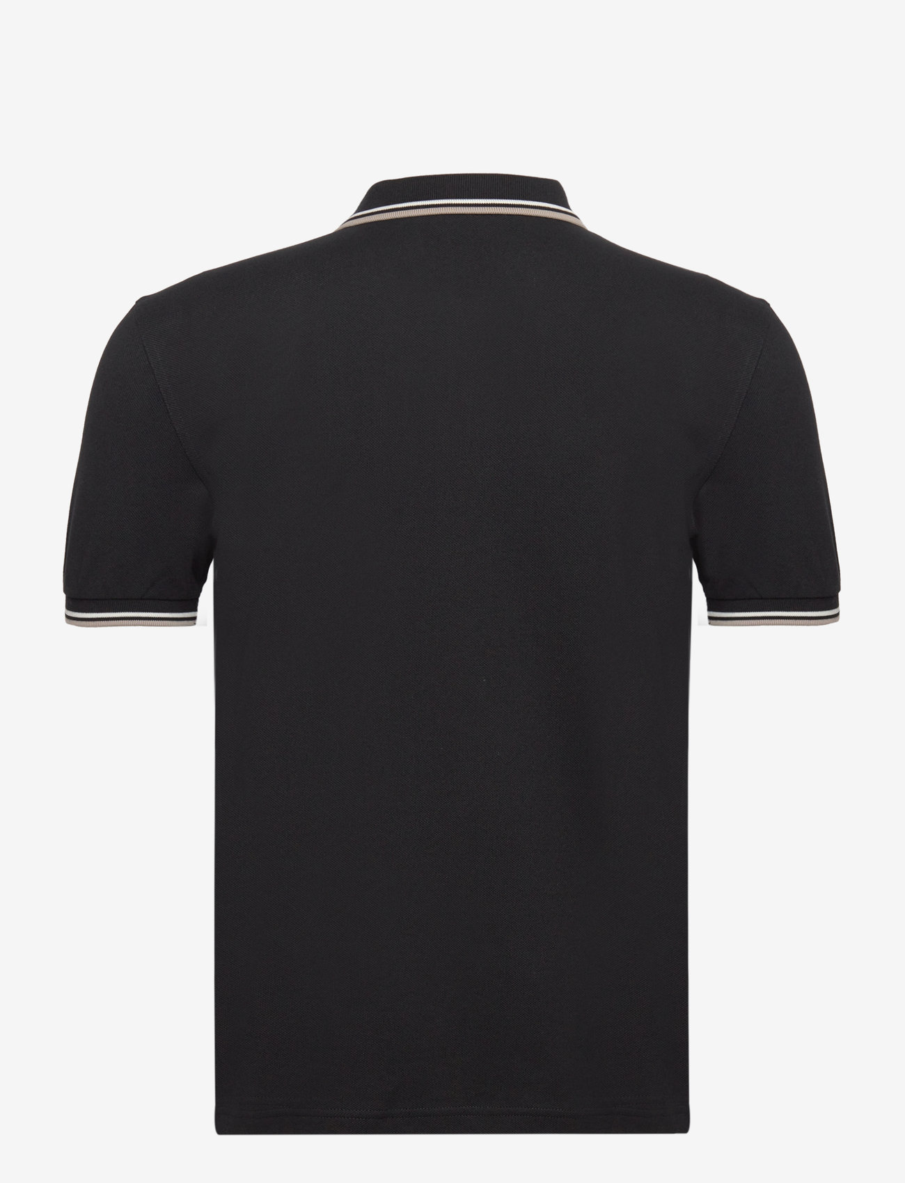 Fred Perry - TWIN TIPPED FP SHIRT - kortärmade pikéer - blk/snwhi/wrmgry - 1