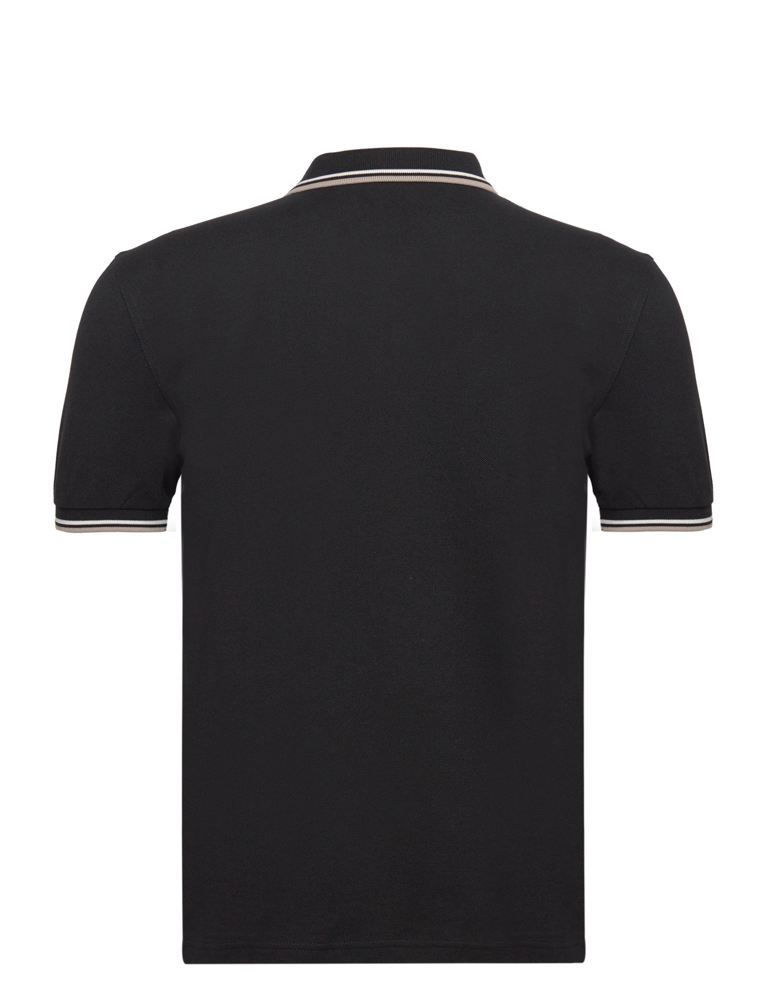 Fred Perry - TWIN TIPPED FP SHIRT - kortärmade pikéer - blk/snwhi/wrmgry - 1