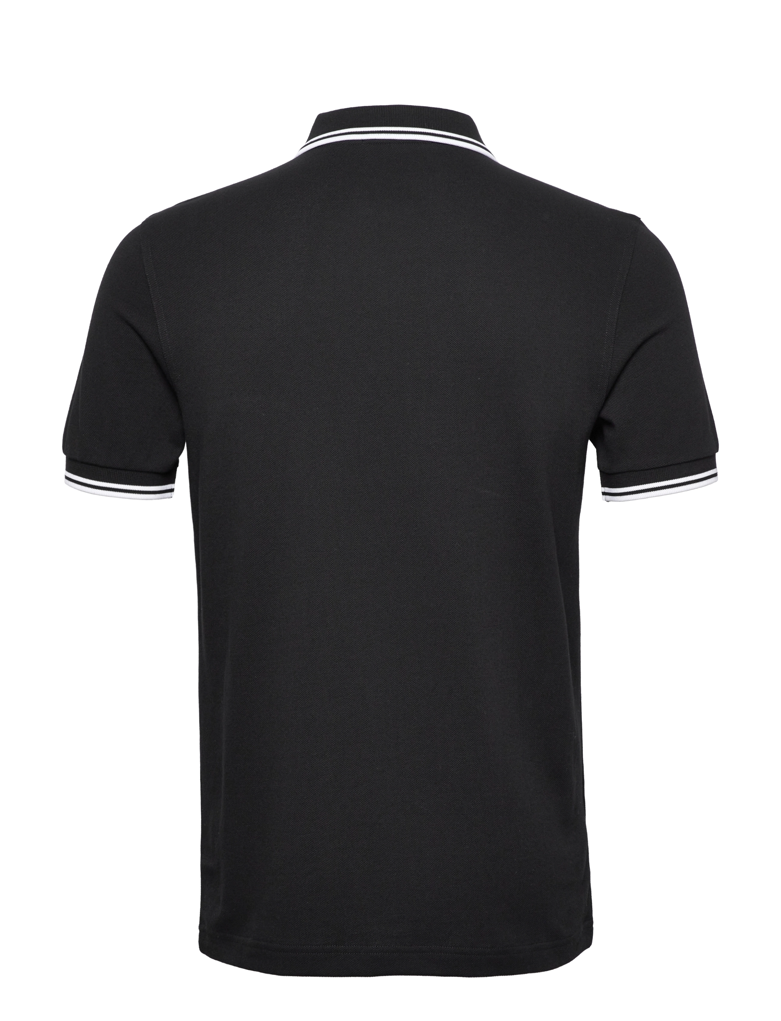 Fred Perry - TWIN TIPPED FP SHIRT - short-sleeved polos - blk/wht/wht - 1