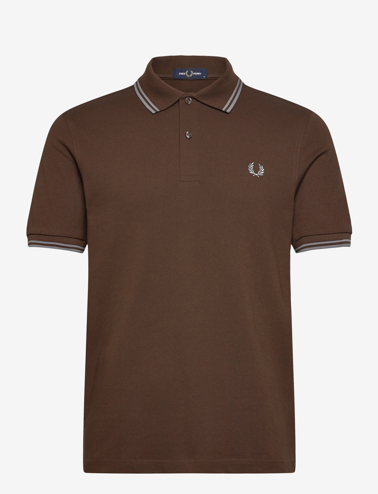 Fred Perry - TWIN TIPPED FP SHIRT - kortärmade pikéer - brnttbcc/stkprtb - 0