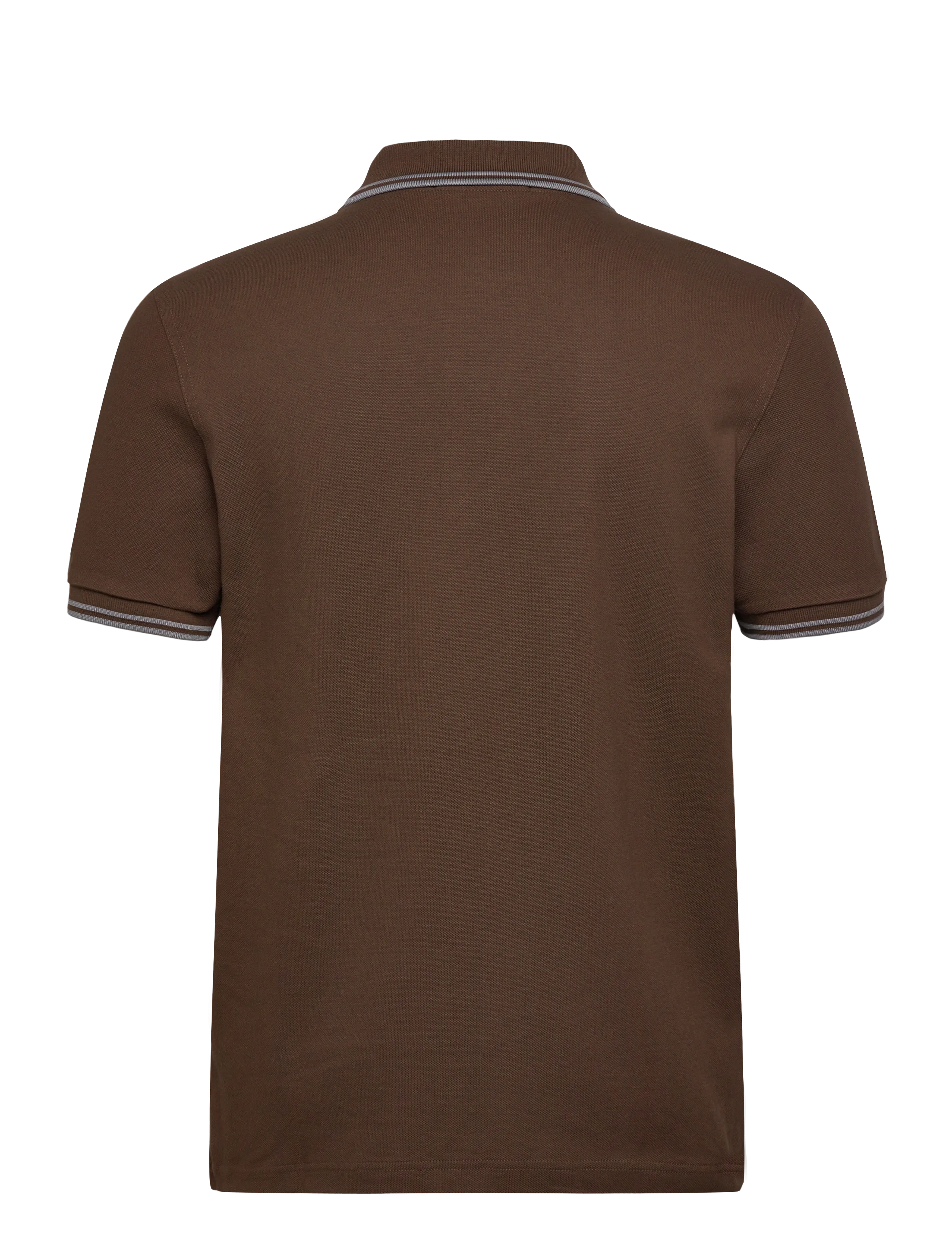 Fred Perry - TWIN TIPPED FP SHIRT - short-sleeved polos - brnttbcc/stkprtb - 1
