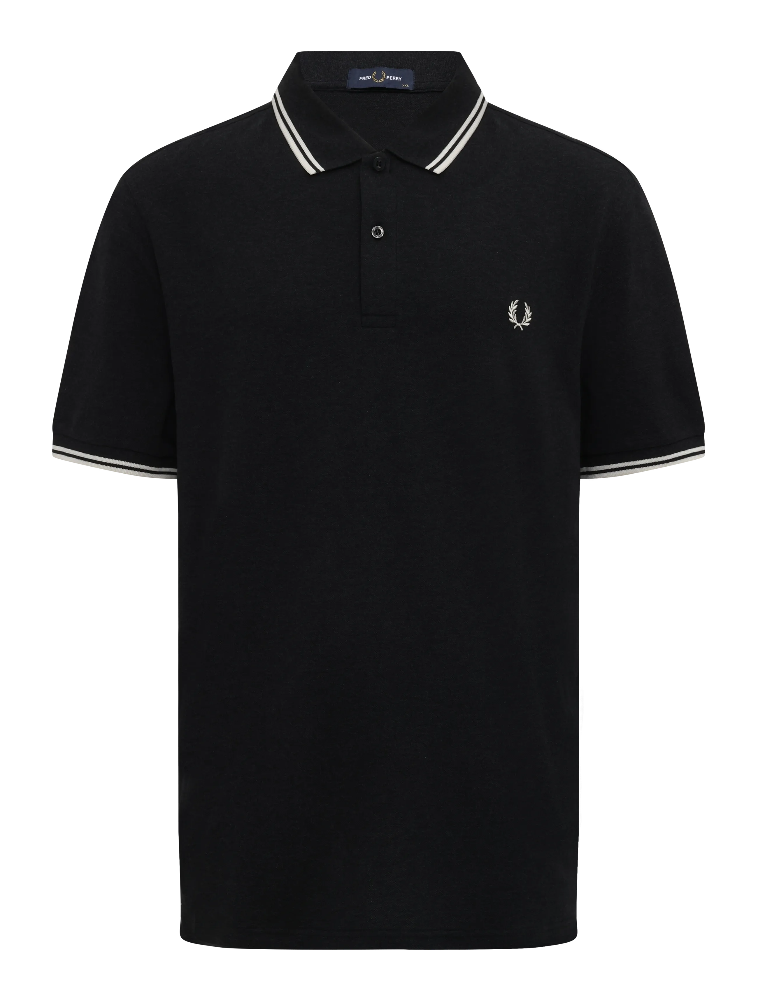 Fred Perry - TWIN TIPPED FP SHIRT - kortærmede poloer - chrclmrl/ecr/ecr - 1