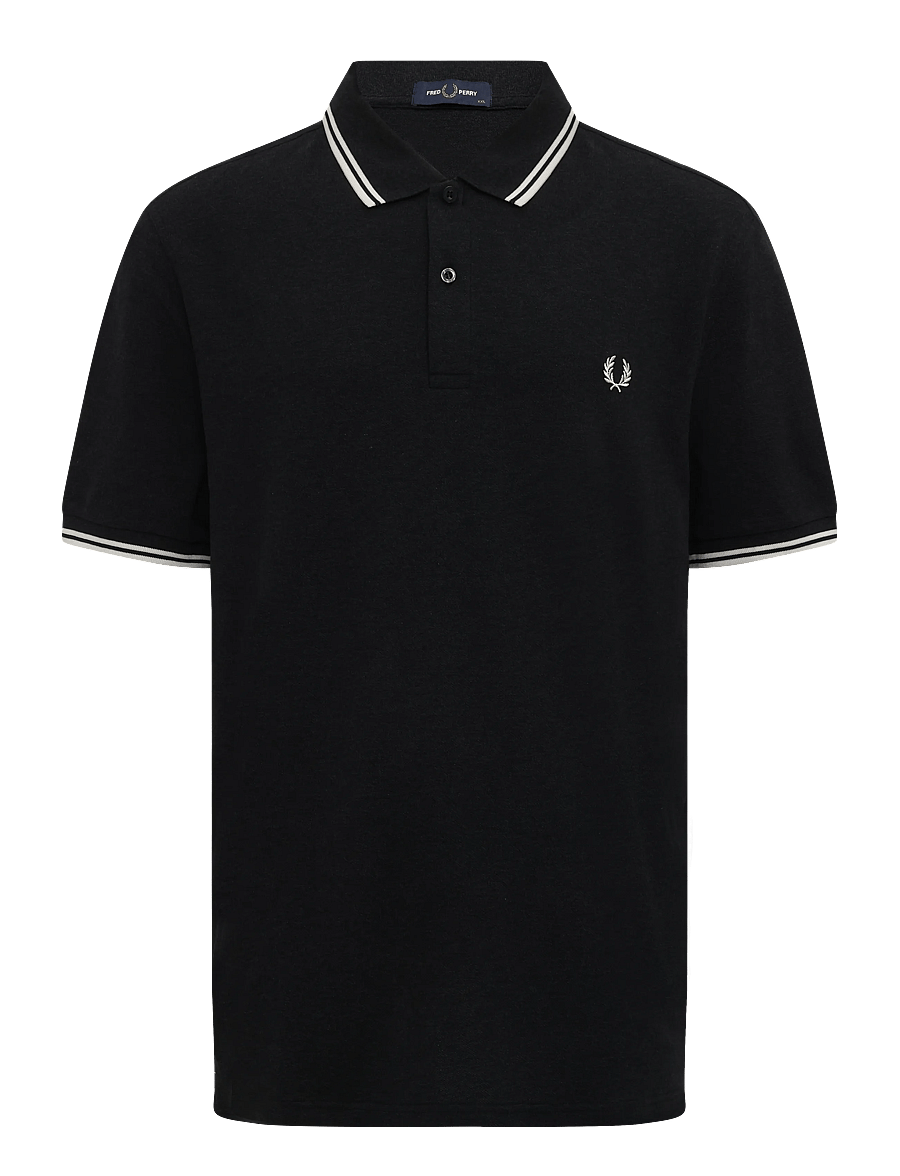 Fred Perry - TWIN TIPPED FP SHIRT - kortærmede poloer - chrclmrl/ecr/ecr - 1
