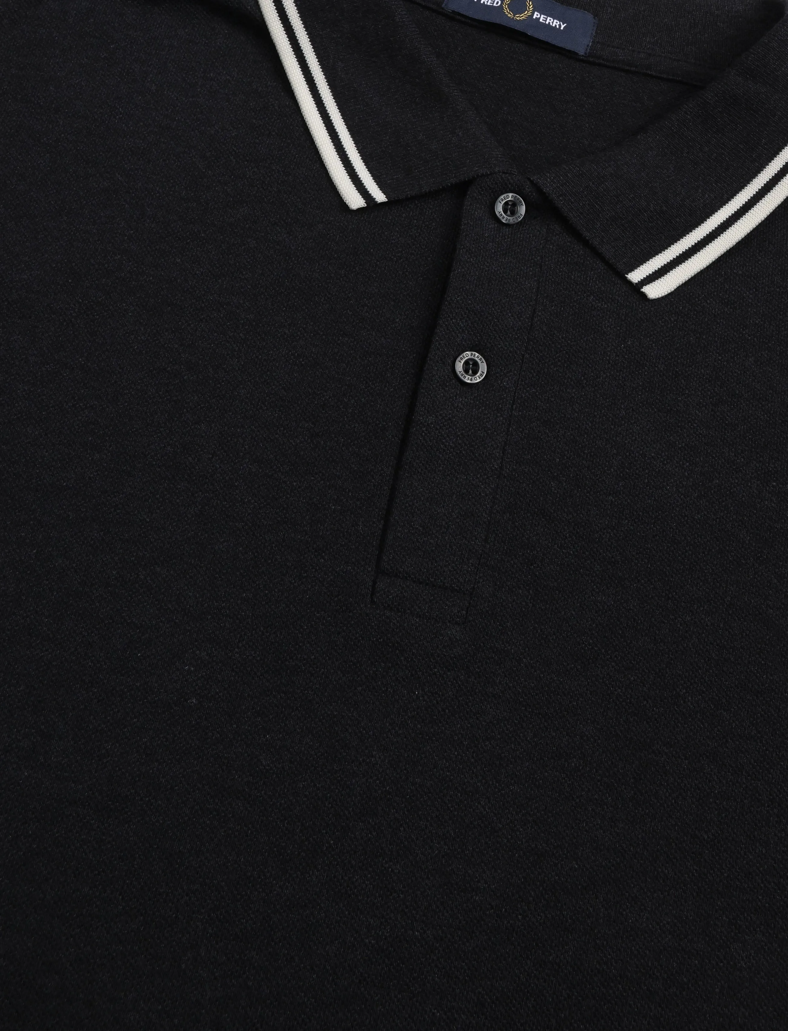 Fred Perry - TWIN TIPPED FP SHIRT - kortærmede poloer - chrclmrl/ecr/ecr - 4