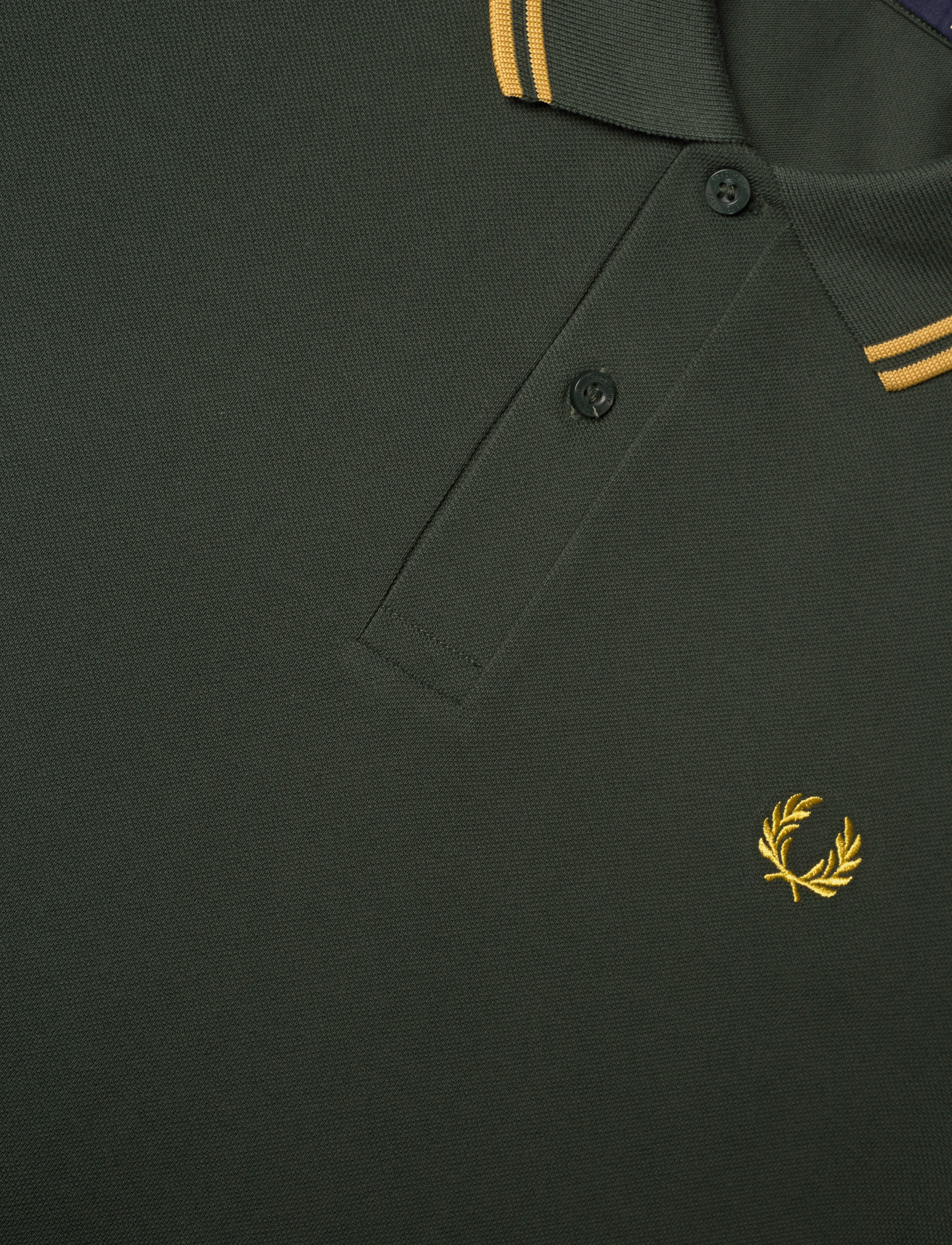Fred Perry - TWIN TIPPED FP SHIRT - kortärmade pikéer - crt grn/hnycmb - 2