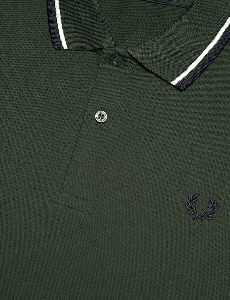 Fred Perry - TWIN TIPPED FP SHIRT - kortärmade pikéer - crtgrn/snwt/nvy - 2