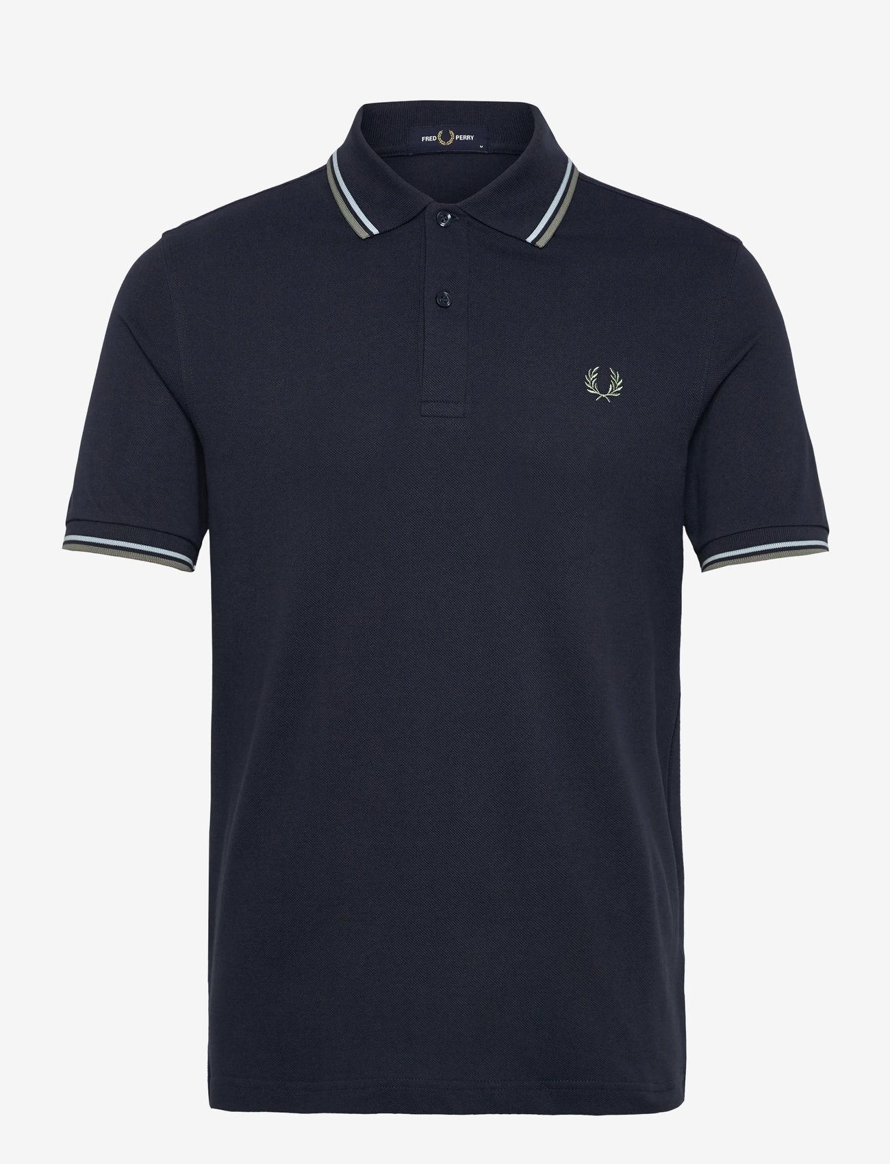 Fred Perry - TWIN TIPPED FP SHIRT - kortærmede poloer - drkairf/lic/bayl - 0