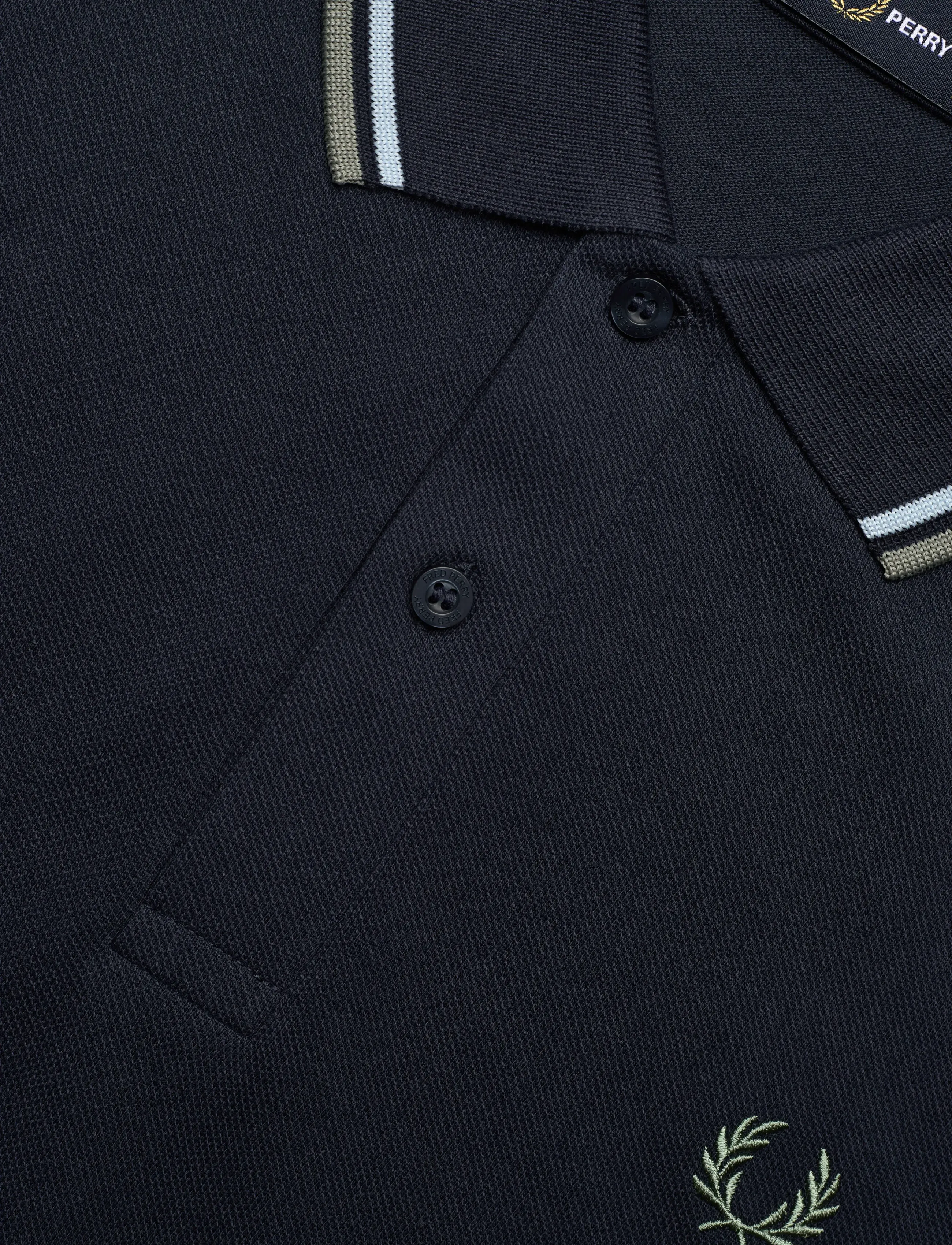 Fred Perry - TWIN TIPPED FP SHIRT - kortärmade pikéer - drkairf/lic/bayl - 2