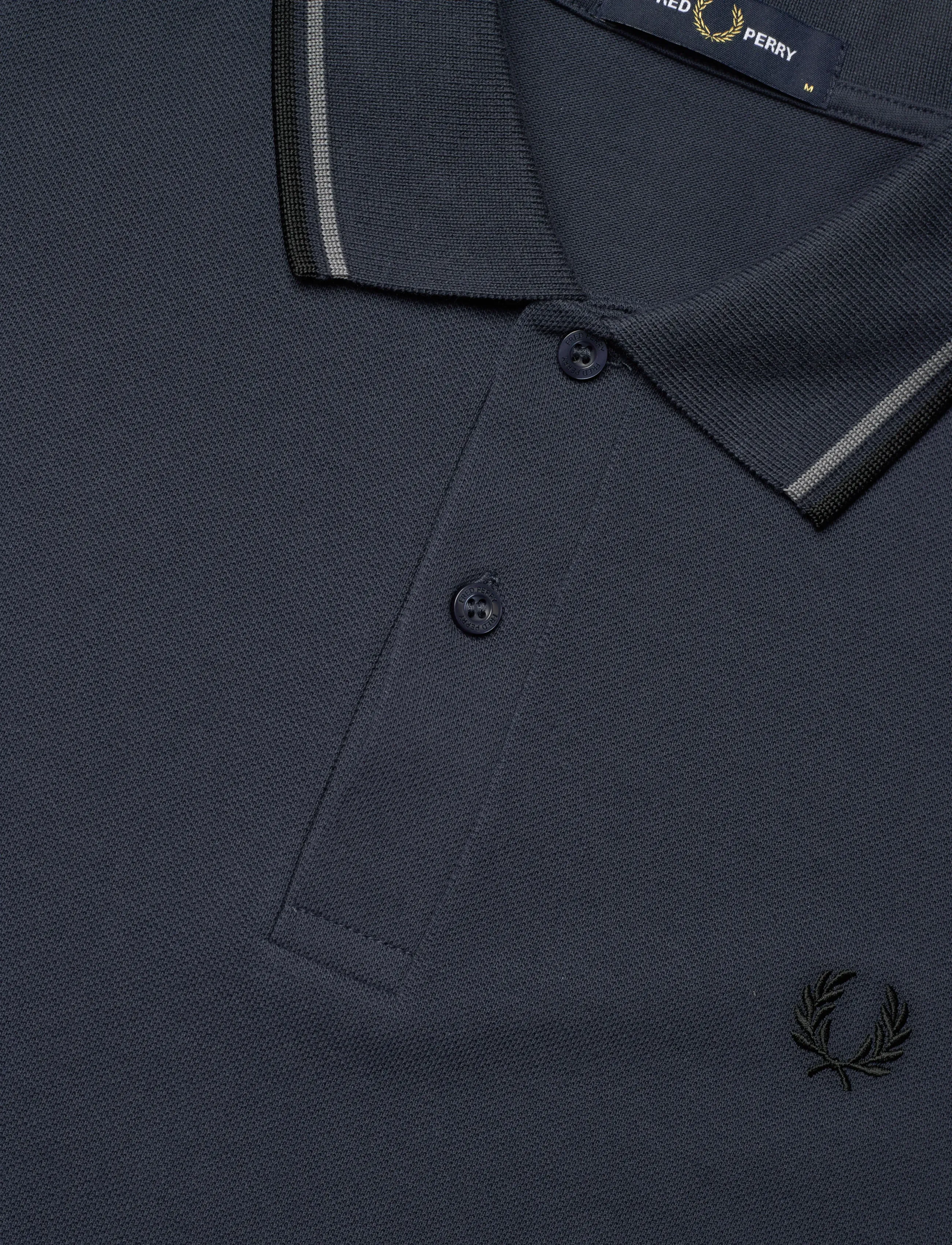 Fred Perry - TWIN TIPPED FP SHIRT - short-sleeved polos - drkair/spbl/blk - 5