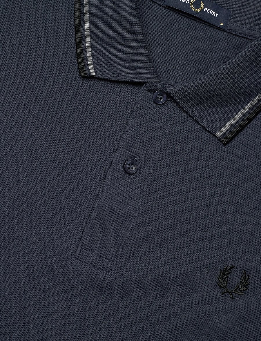 Fred Perry - TWIN TIPPED FP SHIRT - short-sleeved polos - drkair/spbl/blk - 5