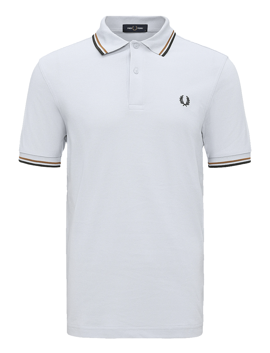 Fred Perry - TWIN TIPPED FP SHIRT - short-sleeved polos - dskbl/drkca/ngrn - 1