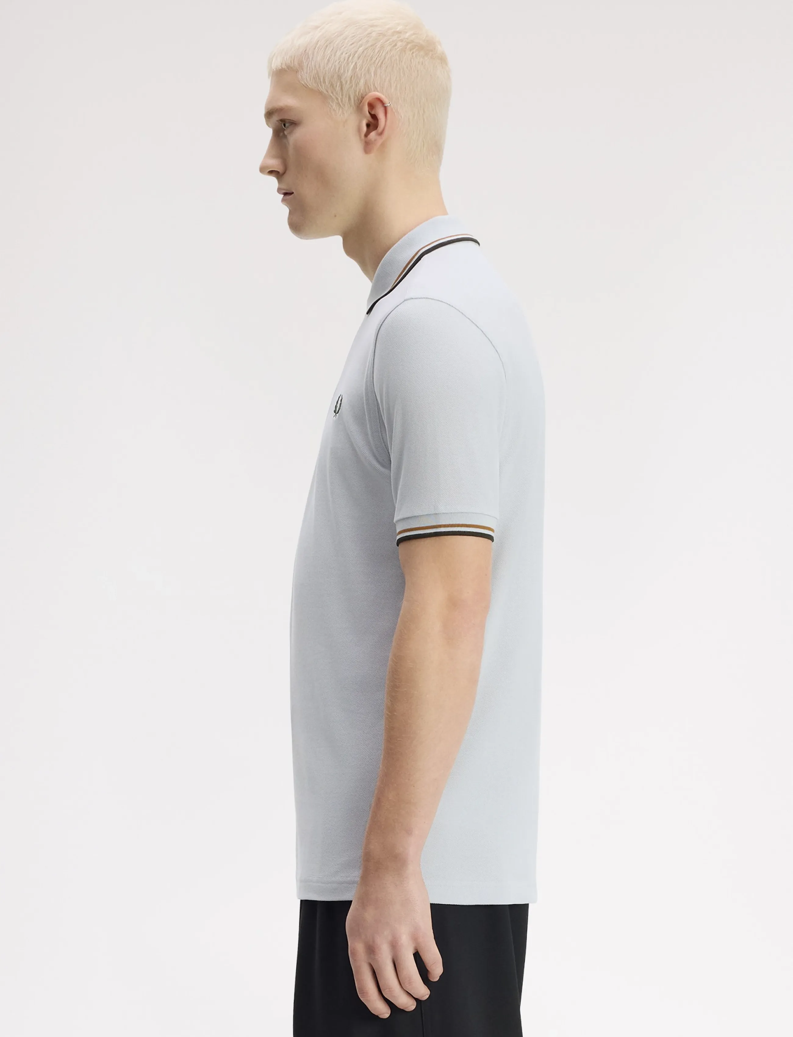 Fred Perry - TWIN TIPPED FP SHIRT - short-sleeved polos - dskbl/drkca/ngrn - 3