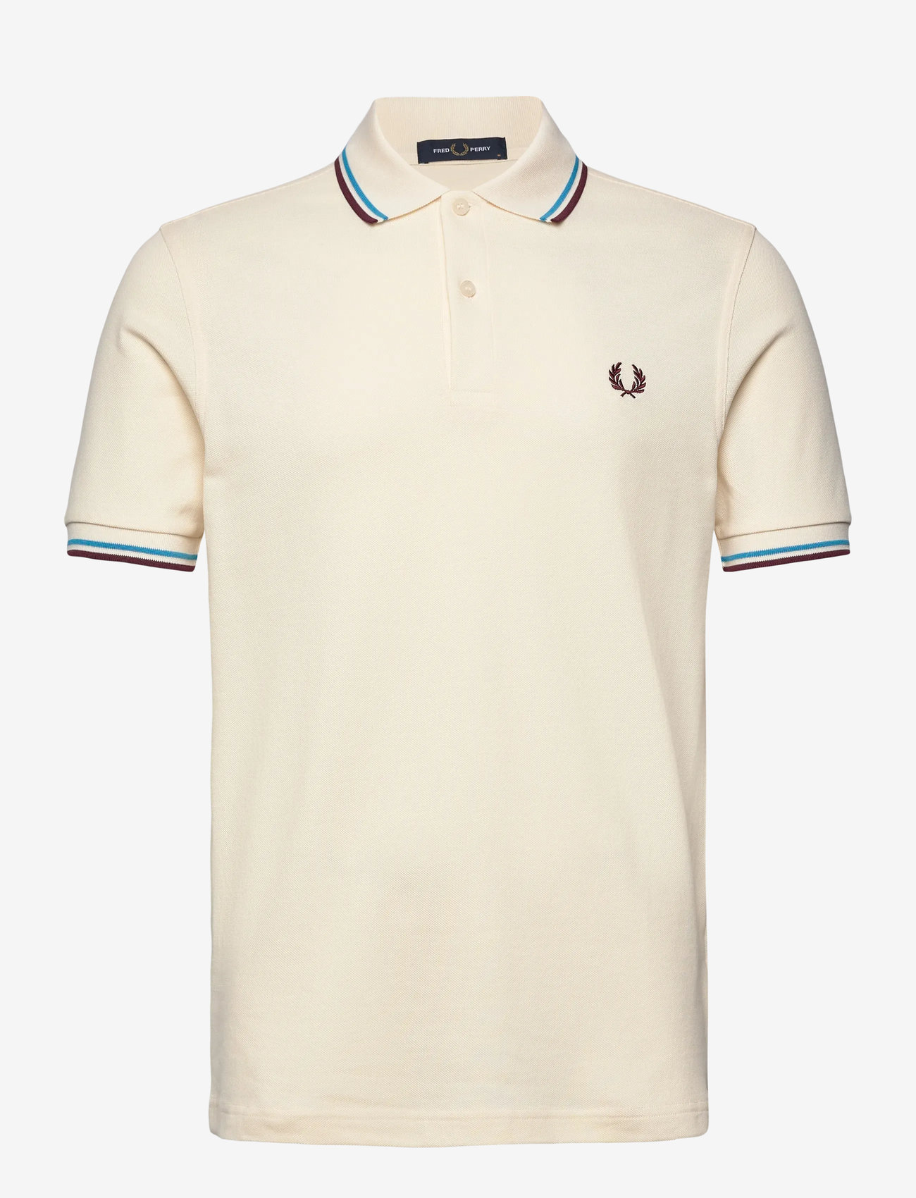 Fred Perry - TWIN TIPPED FP SHIRT - kortärmade pikéer - ecr/crtblu/oxblo - 0