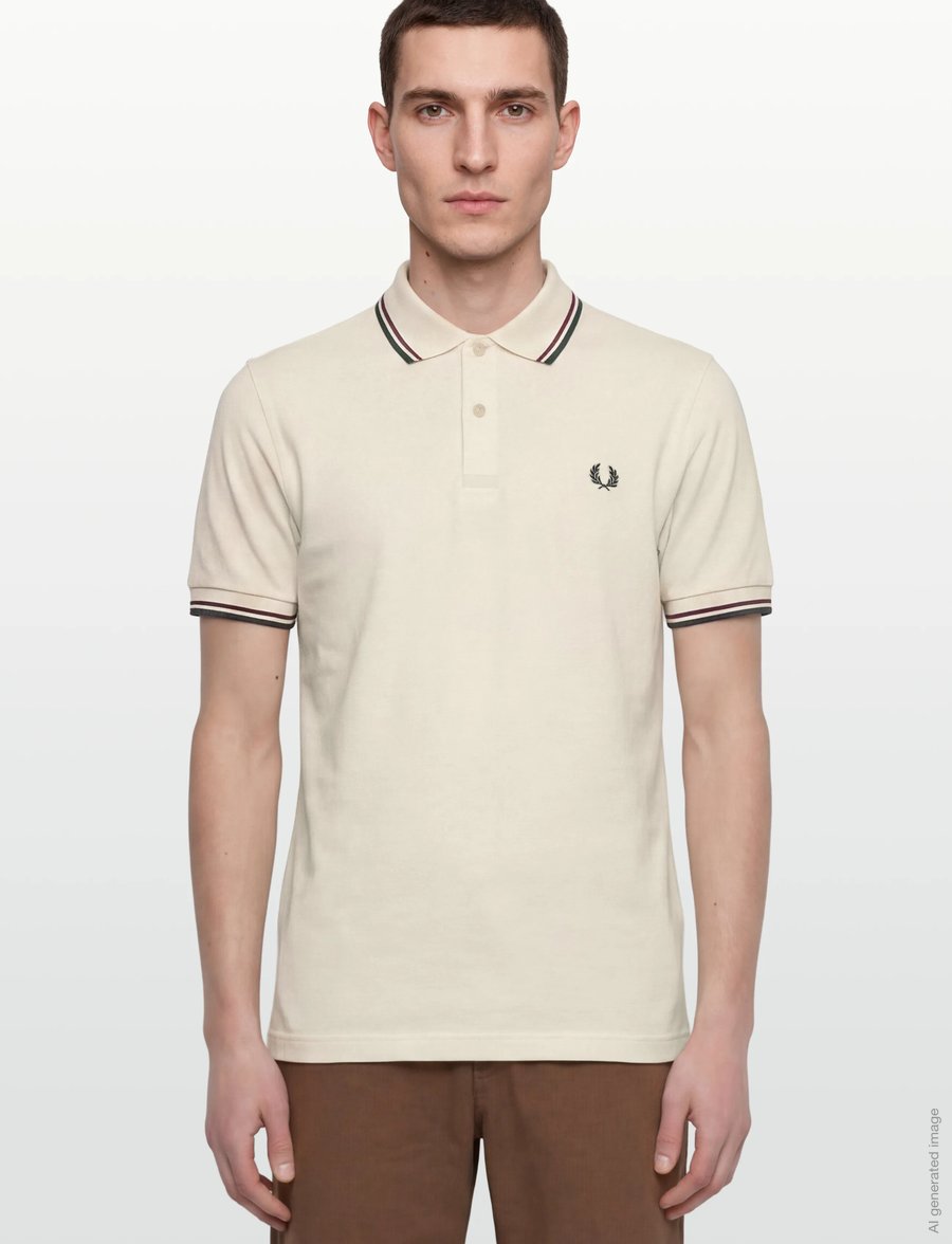 Fred Perry - TWIN TIPPED FP SHIRT - korte mouwen - ecr/oxbld/grsrts - 3