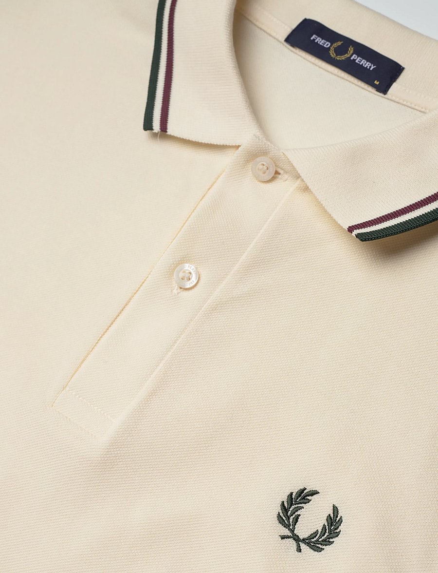 Fred Perry - TWIN TIPPED FP SHIRT - korte mouwen - ecr/oxbld/grsrts - 5