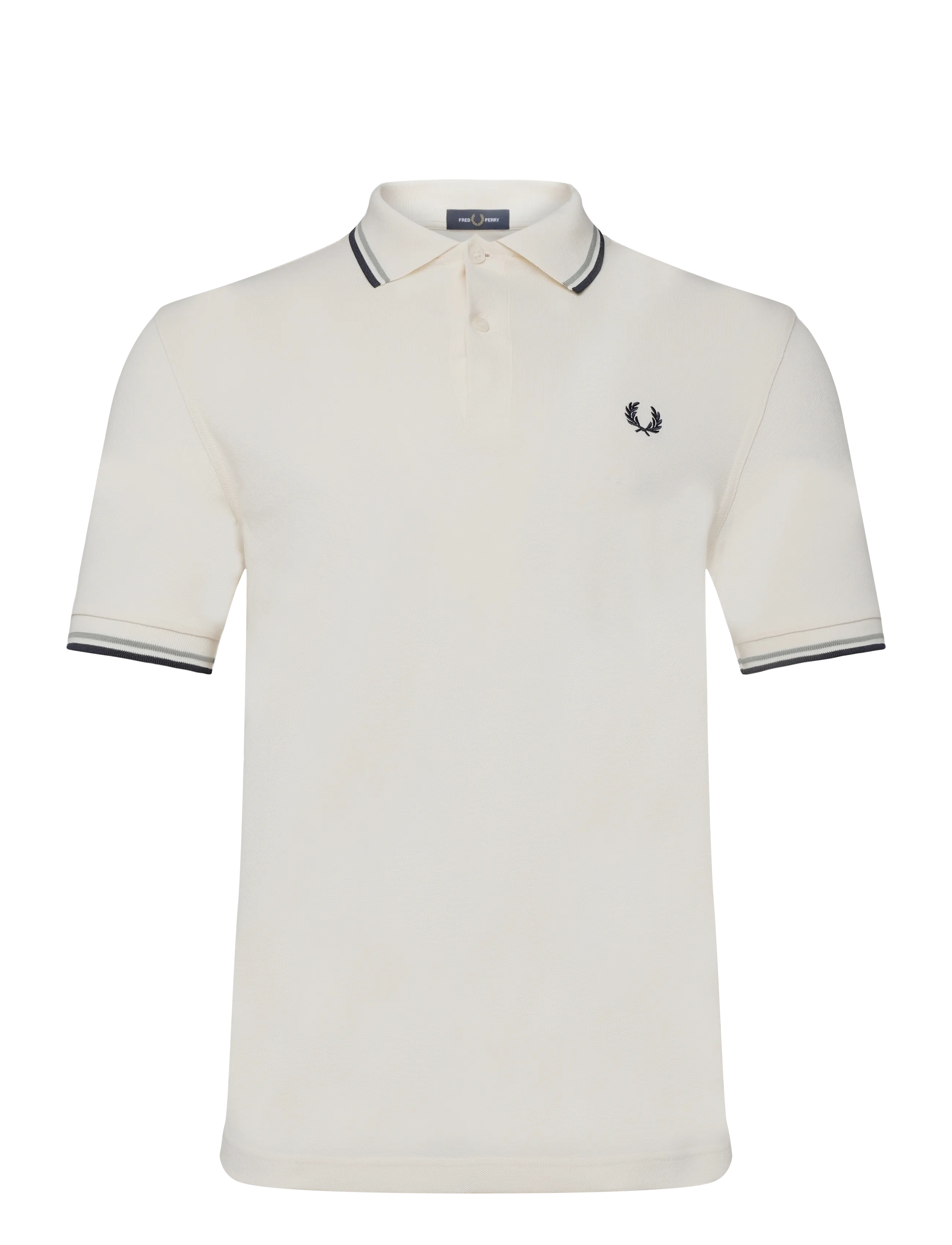 Fred Perry - TWIN TIPPED FP SHIRT - short-sleeved polos - ecr/seagrs/dkair - 1