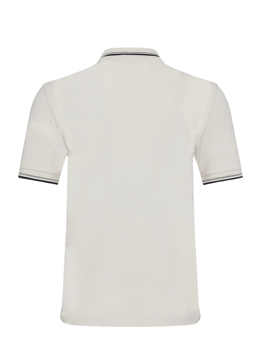 Fred Perry - TWIN TIPPED FP SHIRT - lühikeste varrukatega polod - ecr/seagrs/dkair - 2