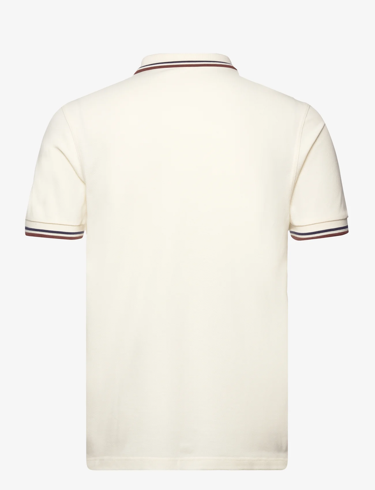 Fred Perry - TWIN TIPPED FP SHIRT - short-sleeved polos - ecru/fnavy/wbrwn - 1