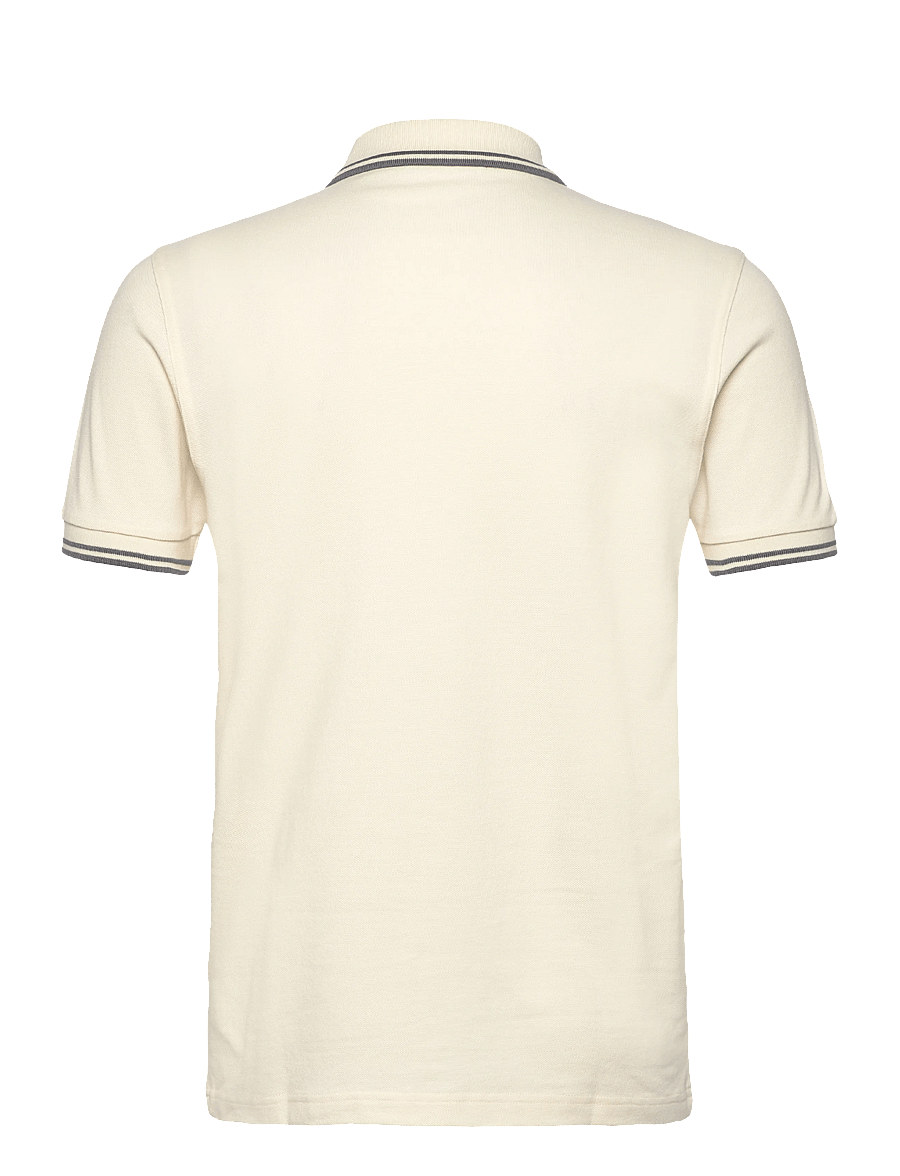 Fred Perry - TWIN TIPPED FP SHIRT - kortärmade pikéer - ecru/stockprtblu - 2