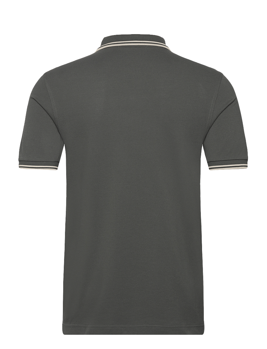 Fred Perry - TWIN TIPPED FP SHIRT - kurzärmelig - fieldgreen/oatme - 1