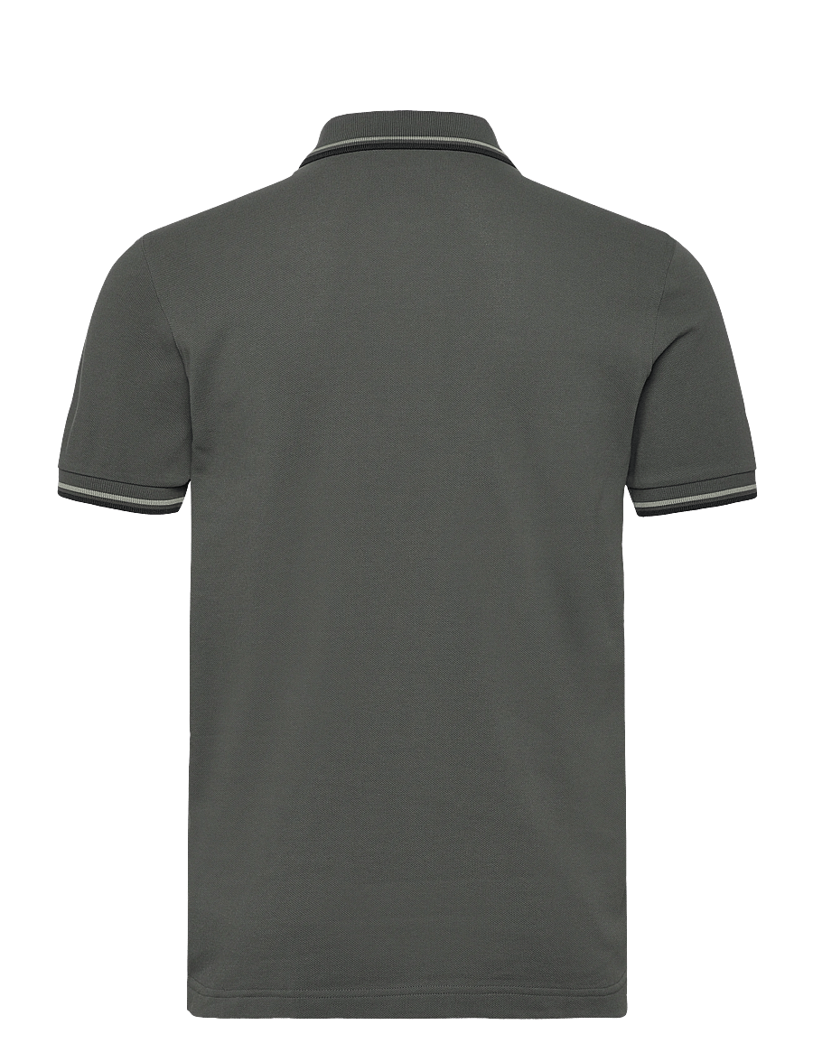 Fred Perry - TWIN TIPPED FP SHIRT - korte mouwen - fldgr/seagrs/blk - 2