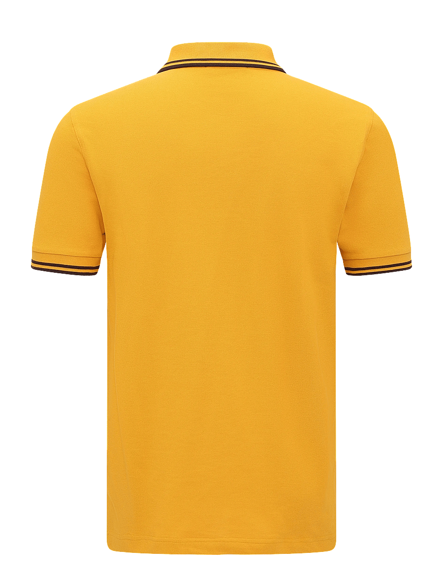 Fred Perry - TWIN TIPPED FP SHIRT - short-sleeved polos - gldn/rchbr/rchbr - 2