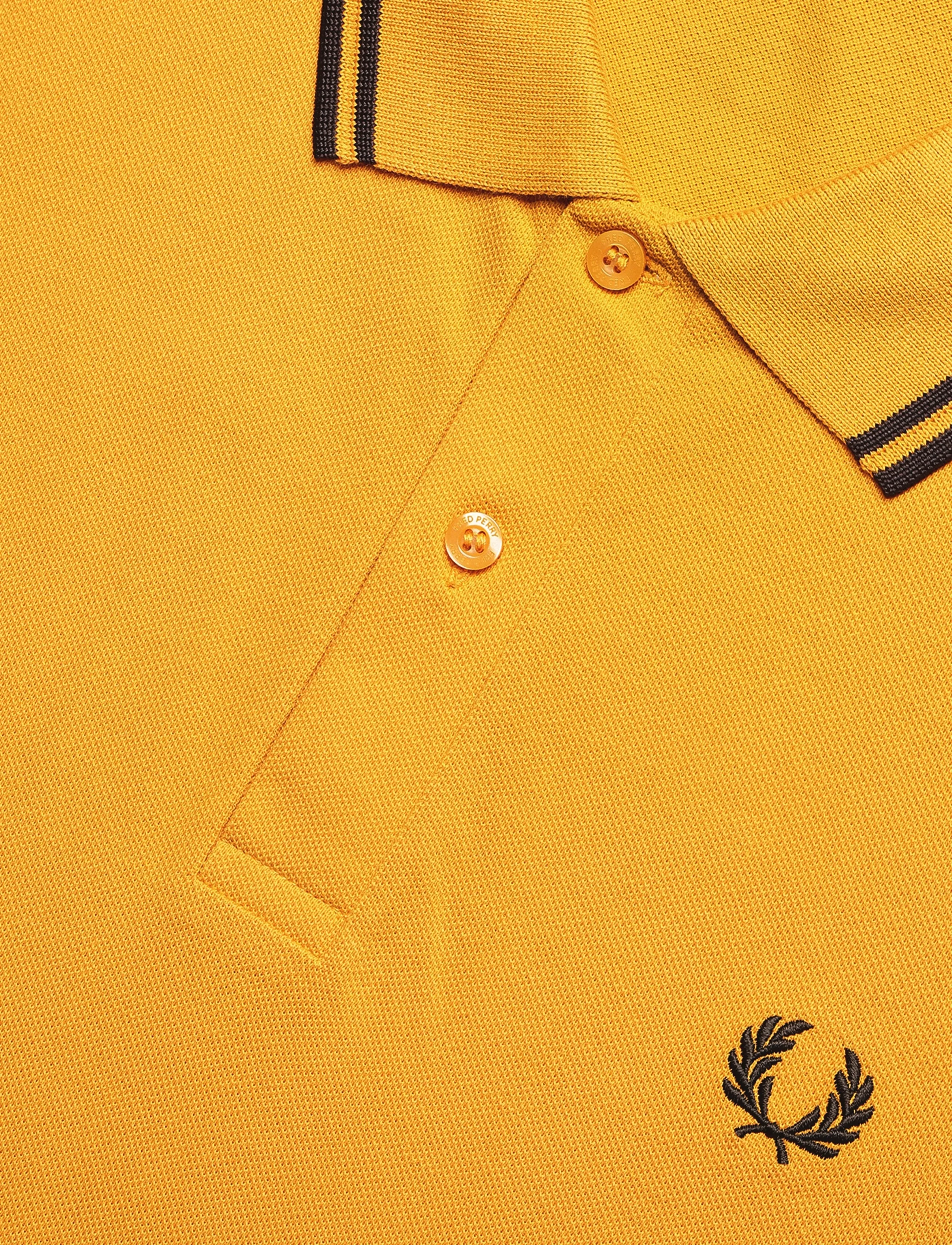 Fred Perry - TWIN TIPPED FP SHIRT - short-sleeved polos - gldn/rchbr/rchbr - 4