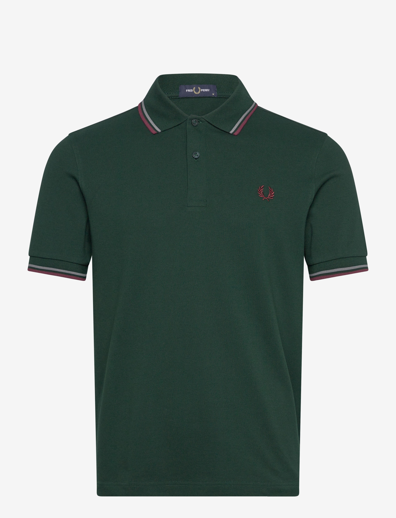 Fred Perry - TWIN TIPPED FP SHIRT - lühikeste varrukatega polod - grsrts/stkbl/oxb - 1