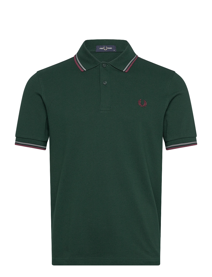 Fred Perry - TWIN TIPPED FP SHIRT - korte mouwen - grsrts/stkbl/oxb - 1