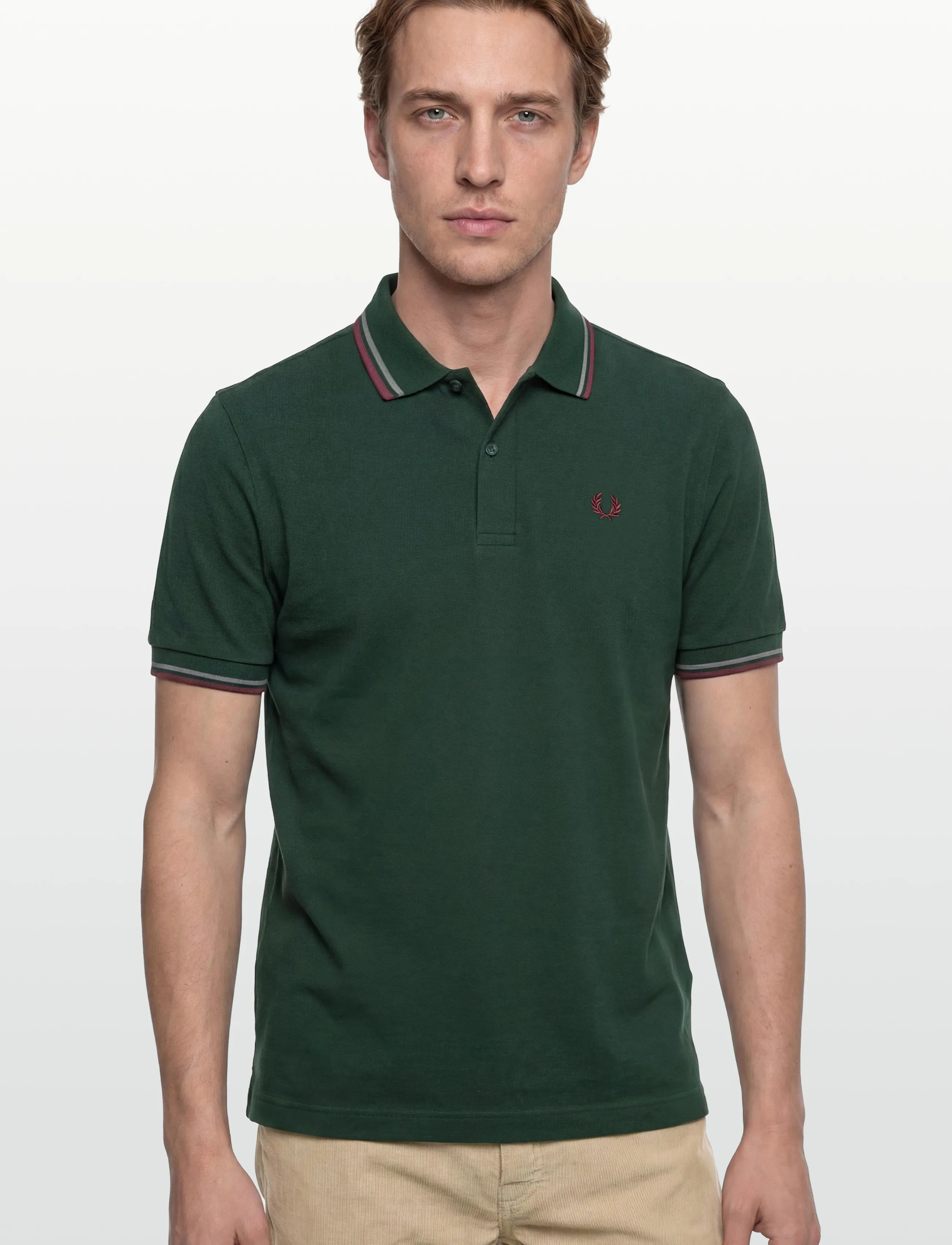 Fred Perry - TWIN TIPPED FP SHIRT - short-sleeved polos - grsrts/stkbl/oxb - 3