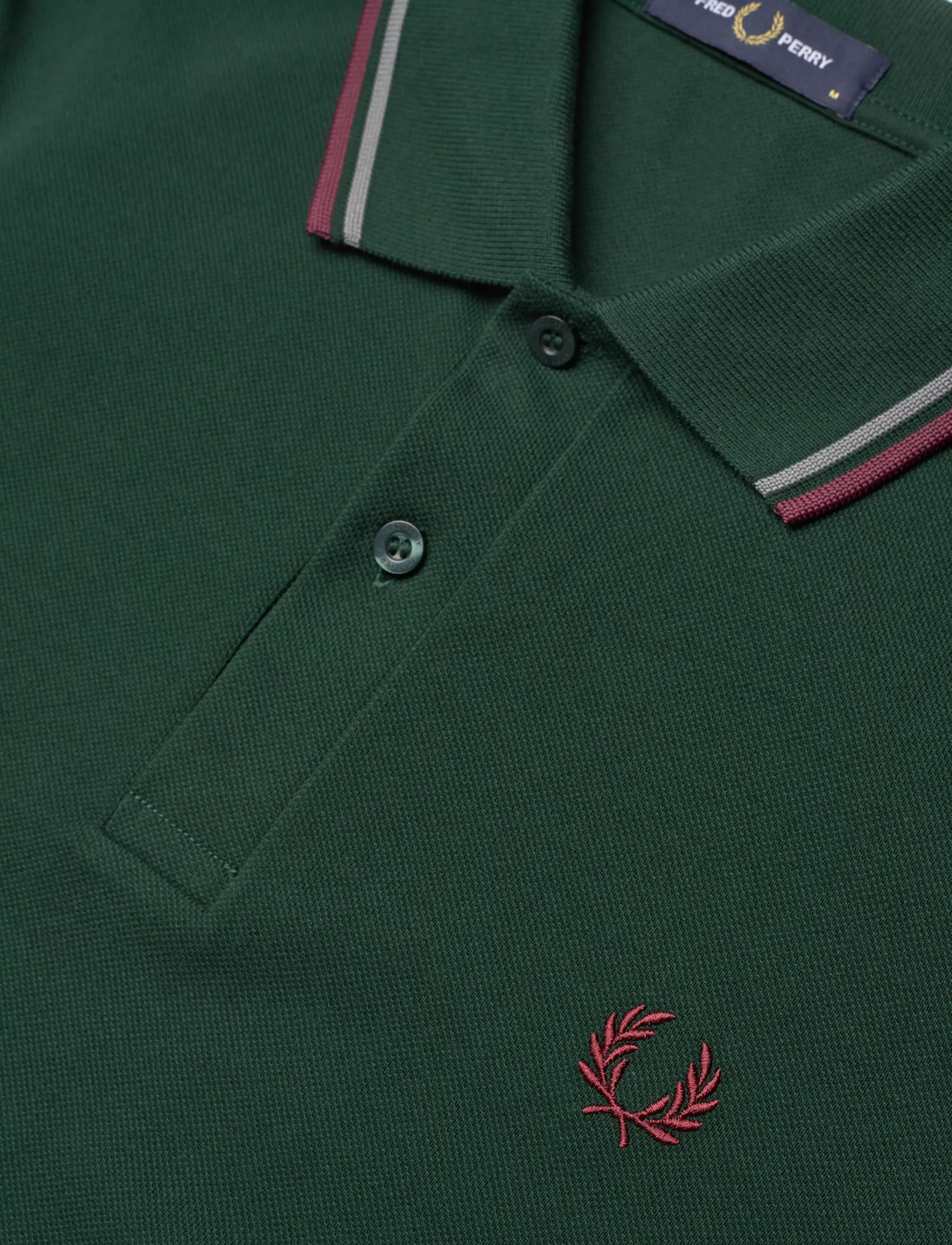 Fred Perry - TWIN TIPPED FP SHIRT - short-sleeved polos - grsrts/stkbl/oxb - 5