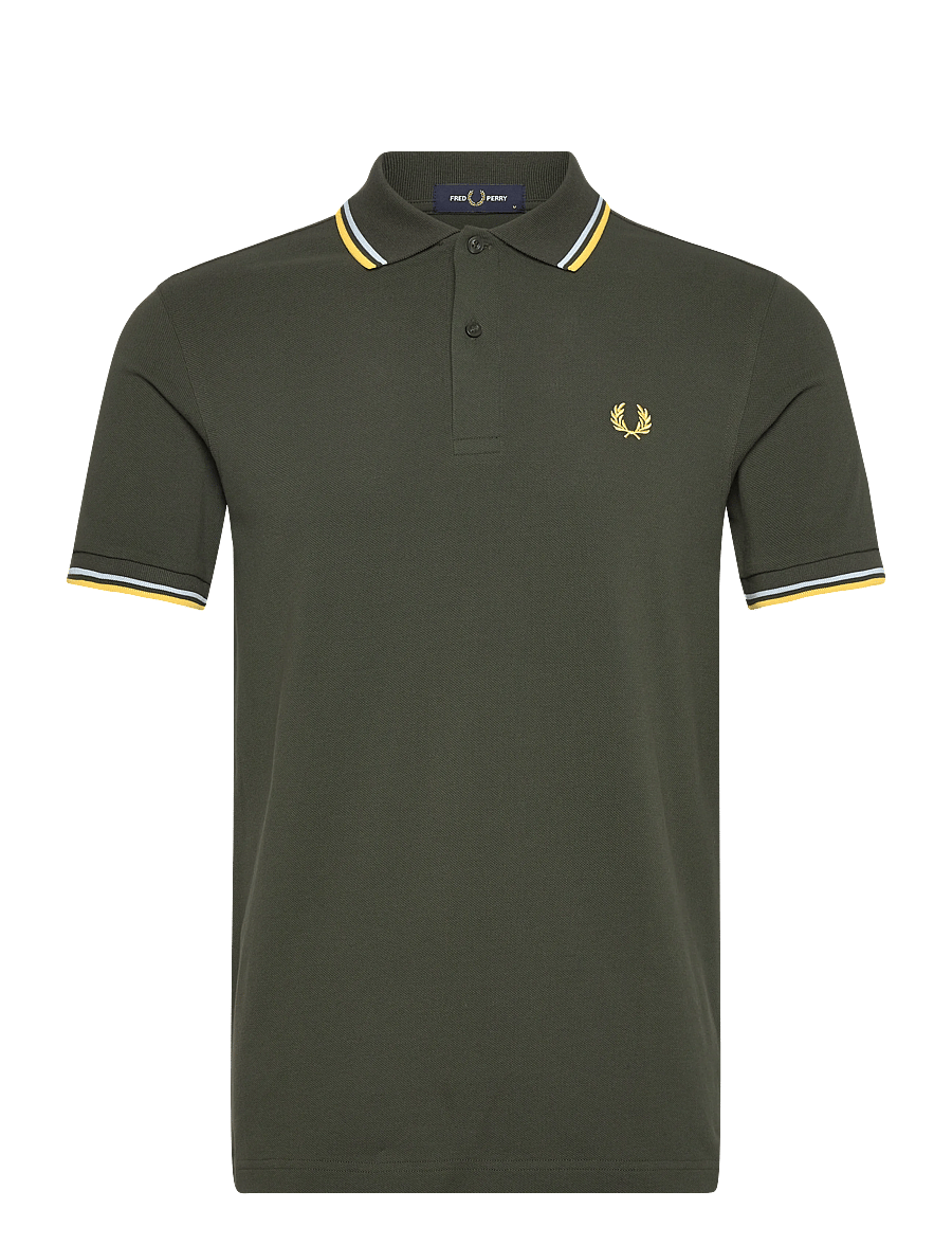 Fred Perry - TWIN TIPPED FP SHIRT - korte mouwen - hntngr/lgic/lmnb - 1