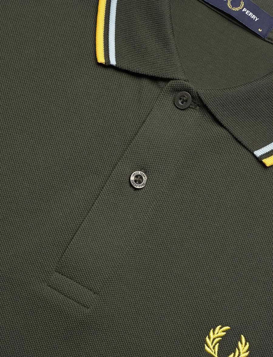 Fred Perry - TWIN TIPPED FP SHIRT - korte mouwen - hntngr/lgic/lmnb - 5